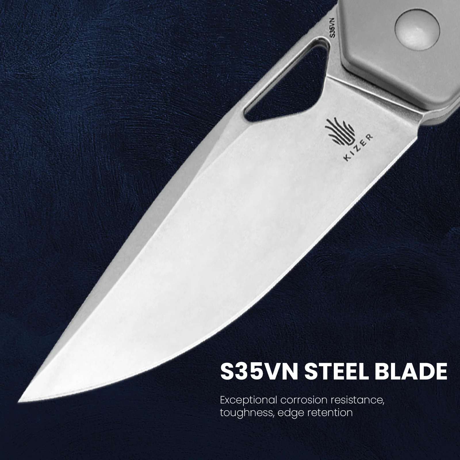 Militaw®  | S35VN | Titanium+Micarta | KizerB™ 3634A1 - Image 10