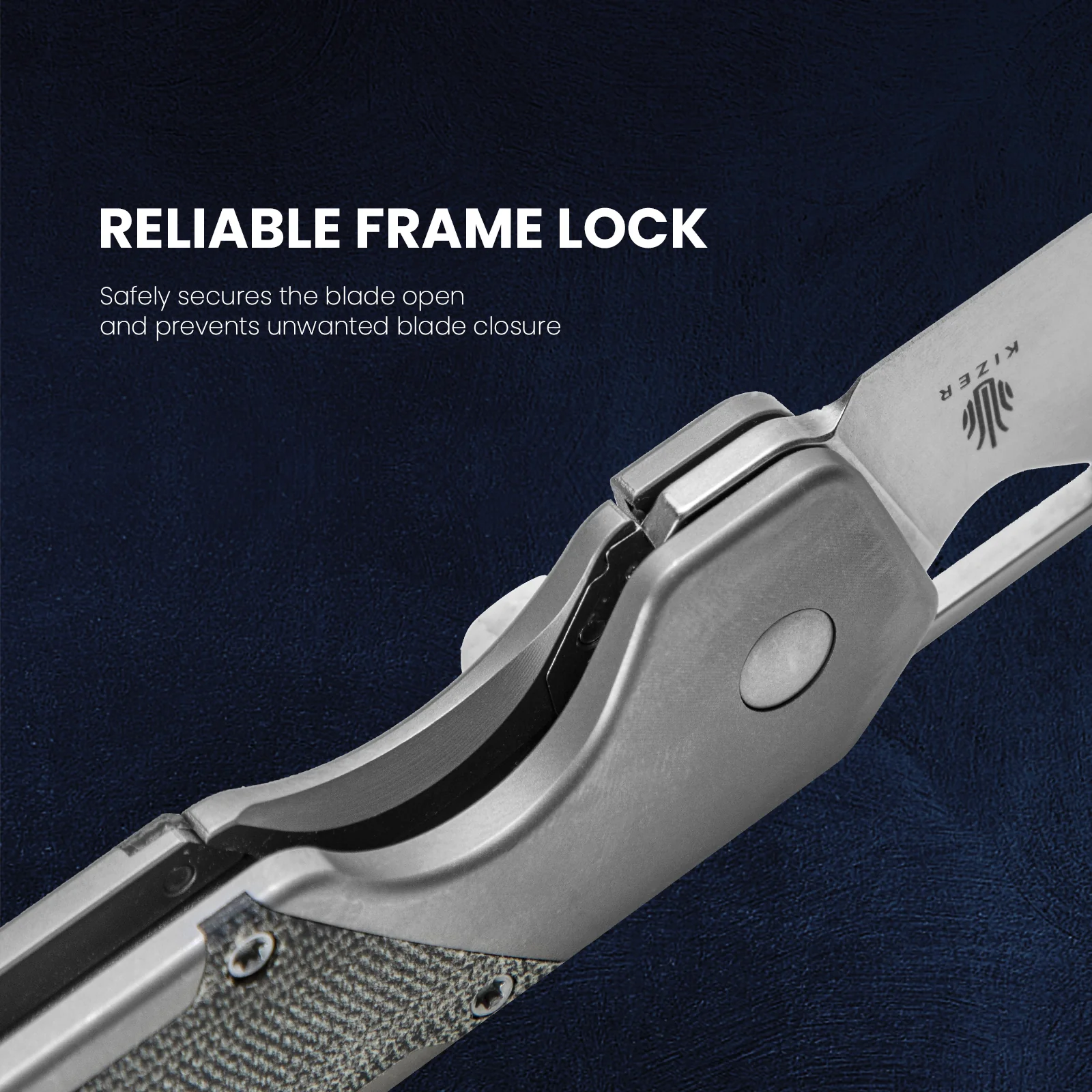 Militaw®  | S35VN | Titanium+Micarta | KizerB™ 3634A1 - Image 11