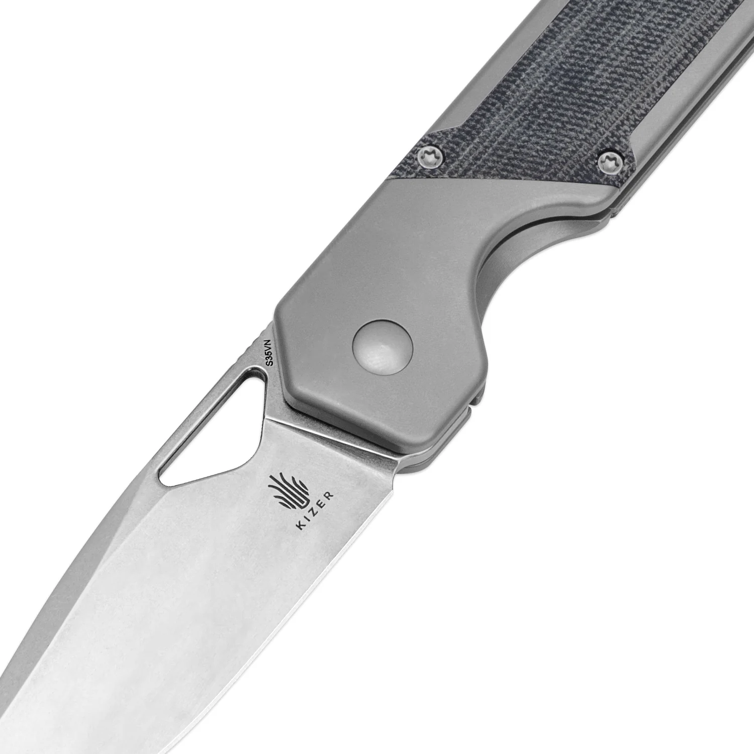 Militaw®  | S35VN | Titanium+Micarta | KizerB™ 3634A1 - Image 4
