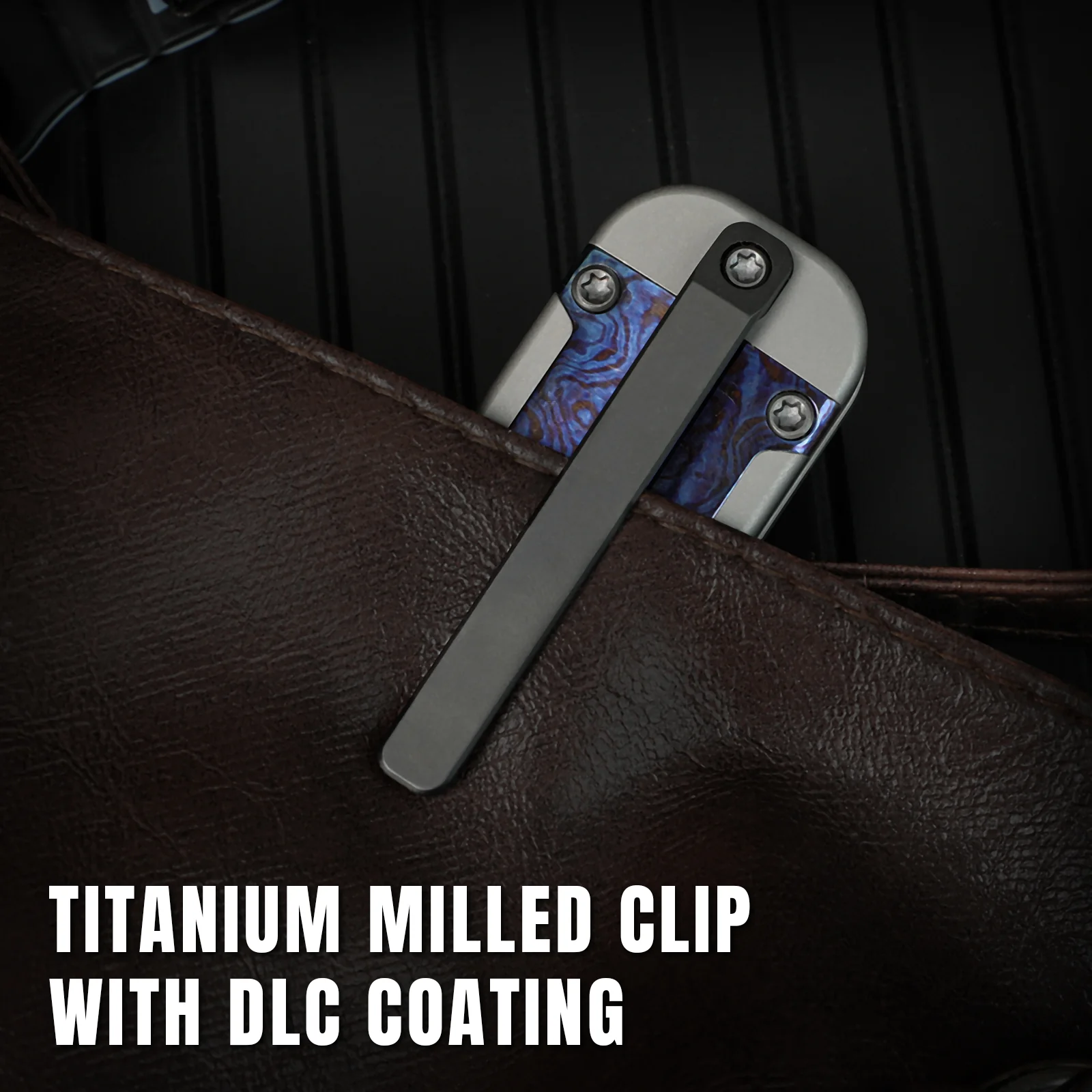 Militaw® | DLC M390 | Titanium & Timascus| Exclusive | Limited Edition | KizerB™ 3634A6 - Image 14