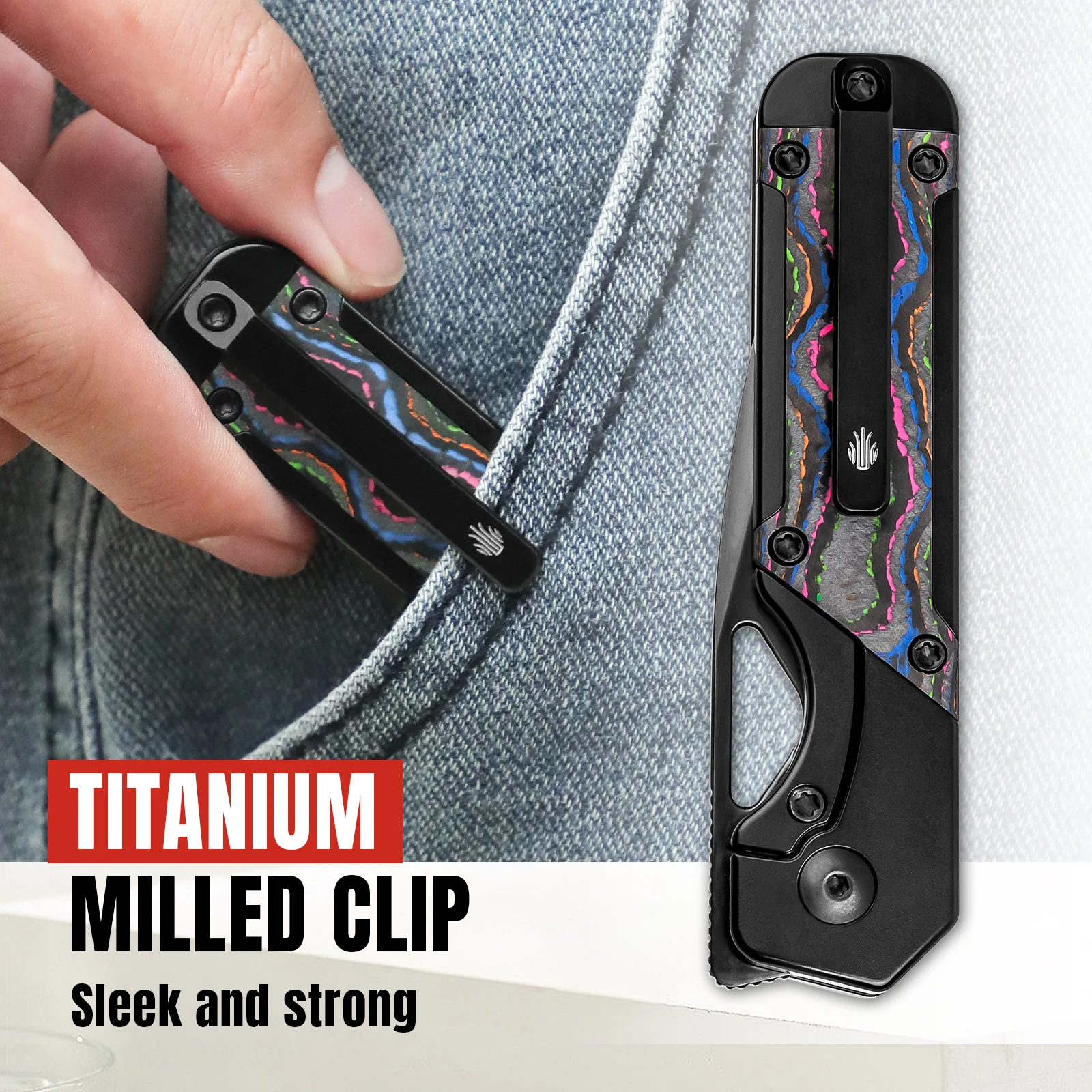 Mini Militaw® | M390 | Titanium+Camo Carbon| DLC | KizerB™ 3634SA1 - Image 13