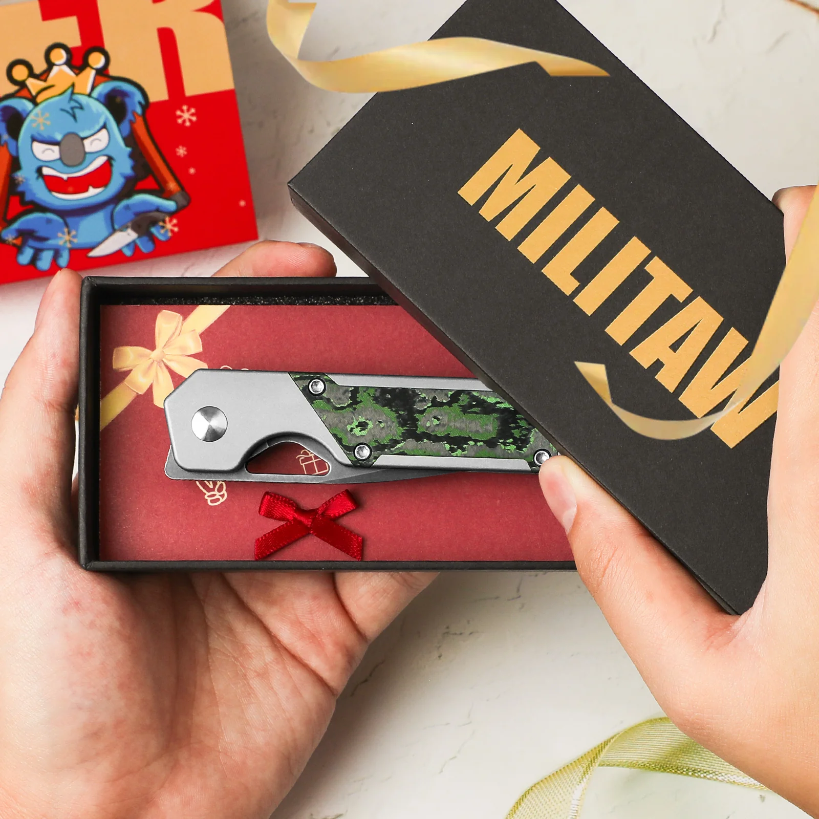 Mini Militaw® | S45VN | Titanium+Jungle Wear | KizerB™ 3634SA2 - Image 15