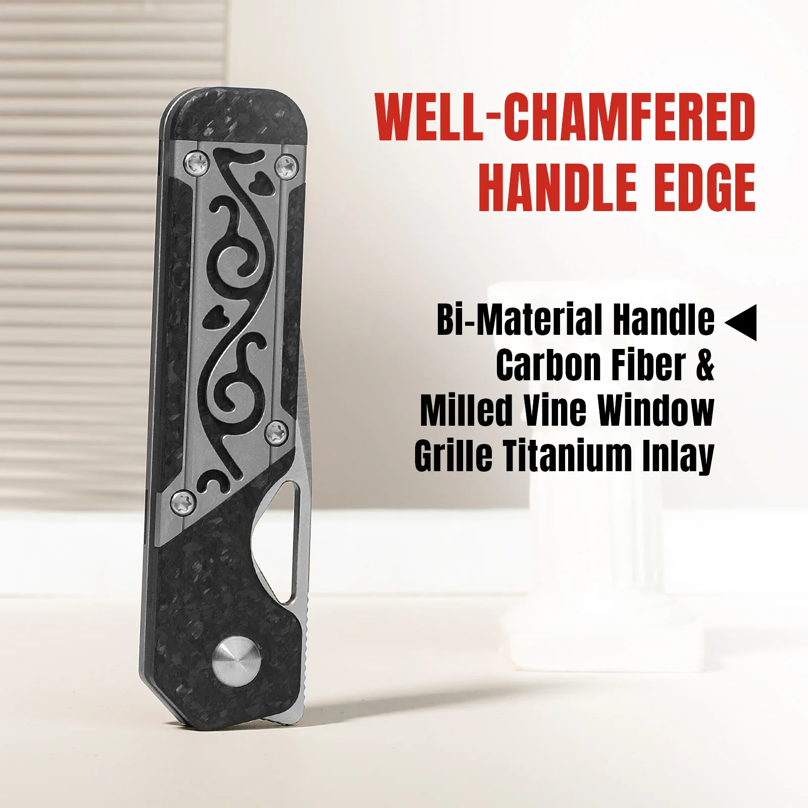 Mini Militaw® | S45VN | Titanium+Carbon Fiber | KizerB™ 3634SA4 - Image 10