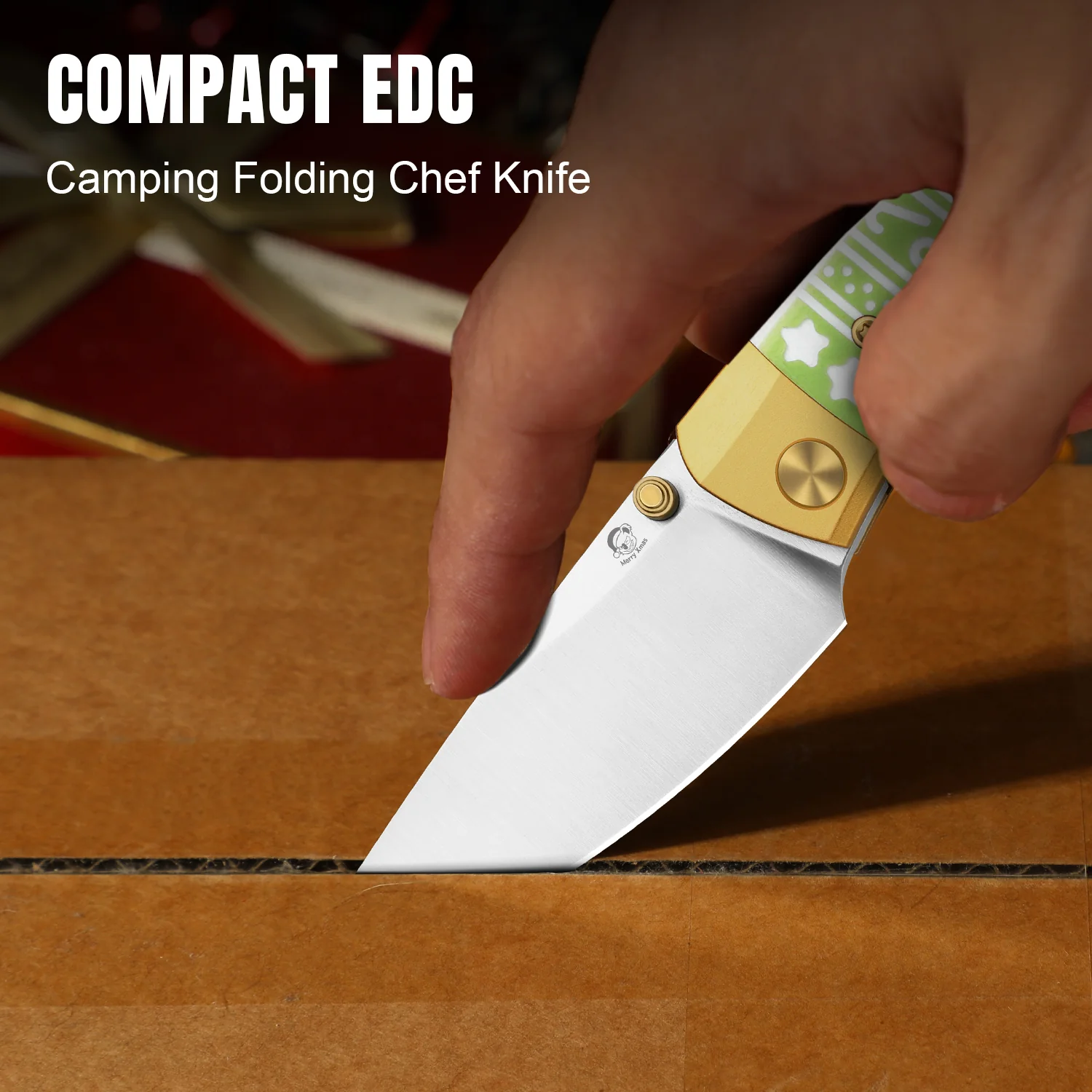 Christmas | Mini MoMo | S45VN | Aluminum & G10 | KizerB™ 3663MC1 | Limited - Image 12