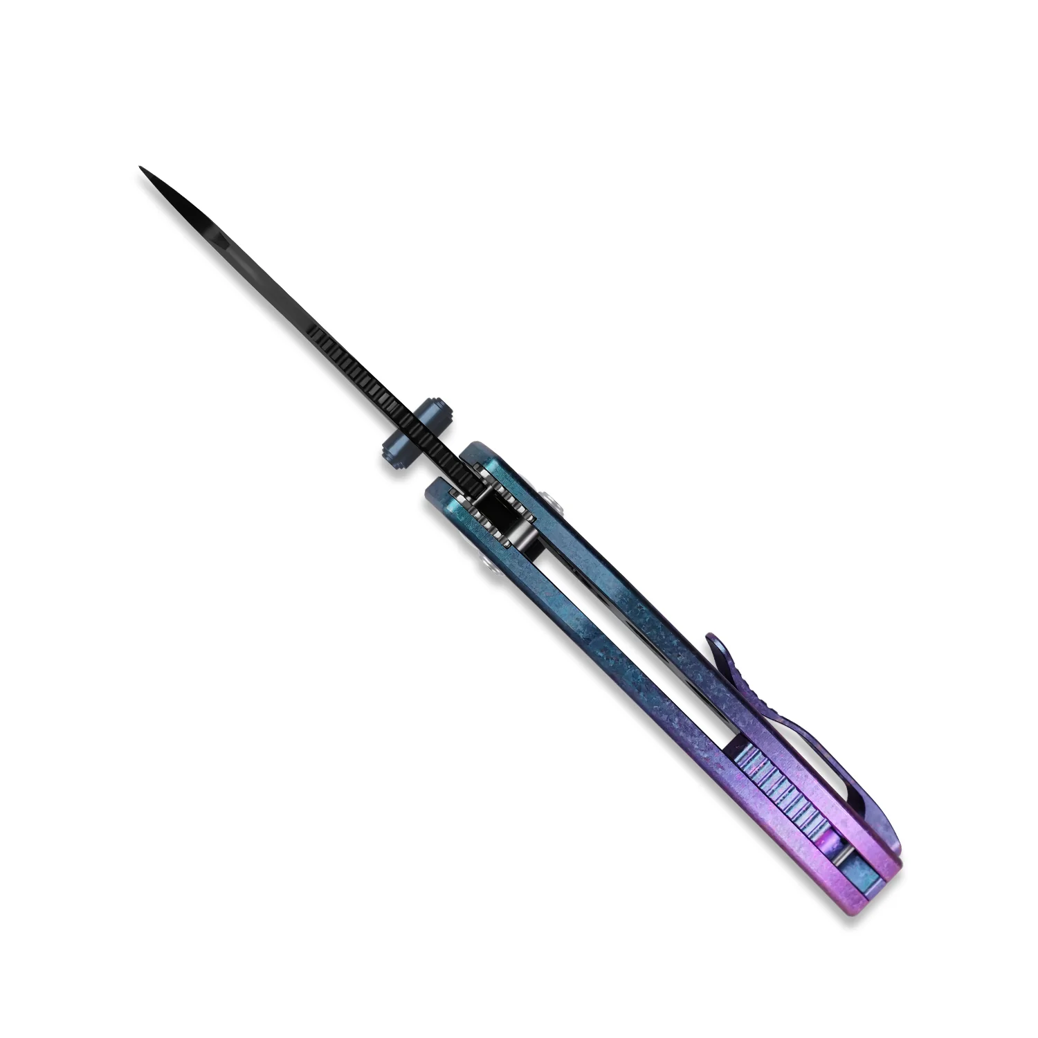 Mini Bulldog | S45VN | Titanium & Crystallized Titanium | KizerB™ 3672SA1 - Image 10