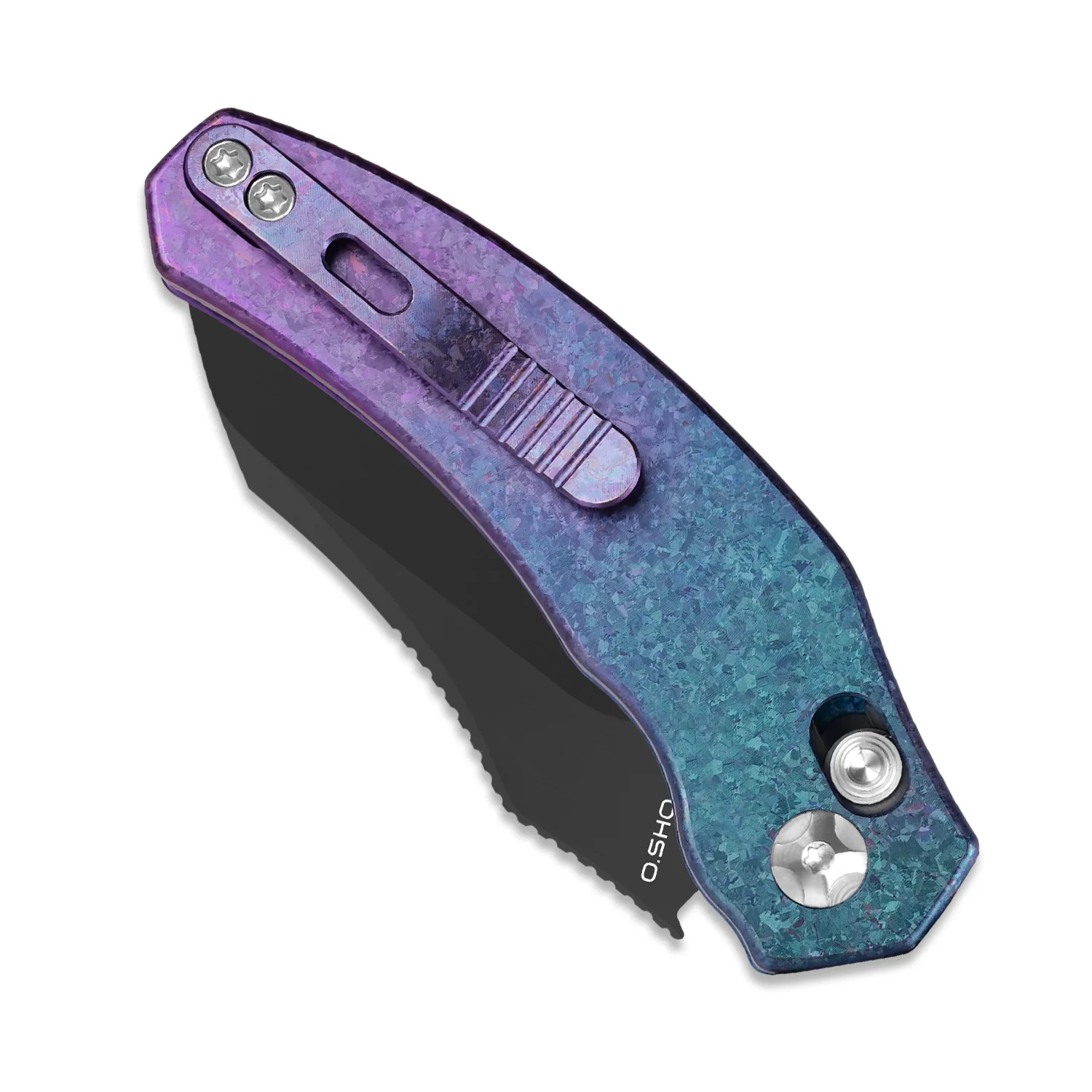 Mini Bulldog | S45VN | Titanium & Crystallized Titanium | KizerB™ 3672SA1 - Image 7