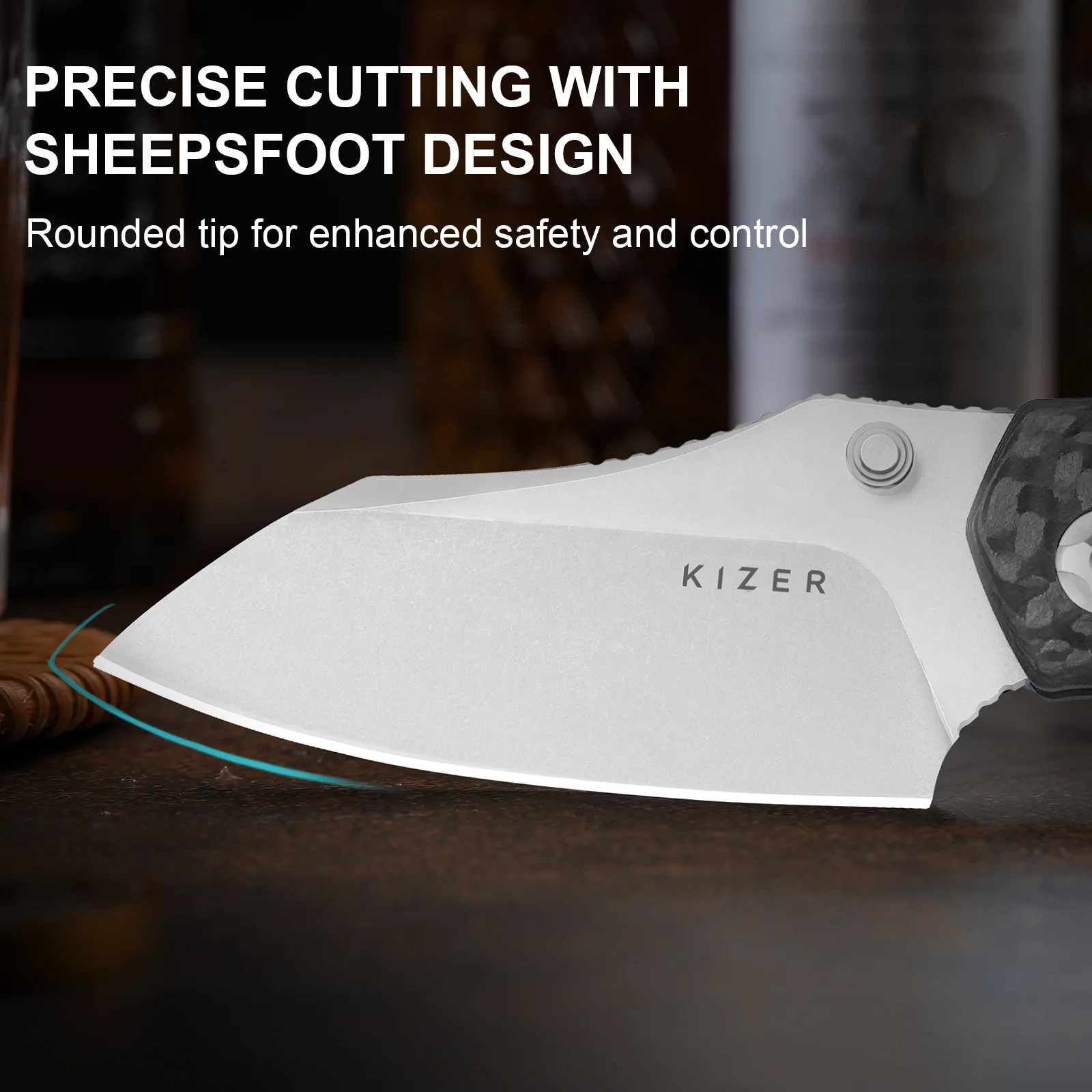 Mini Bulldog | S45VN | Carbon Fiber | KizerB™ 3672SA3 - Image 15