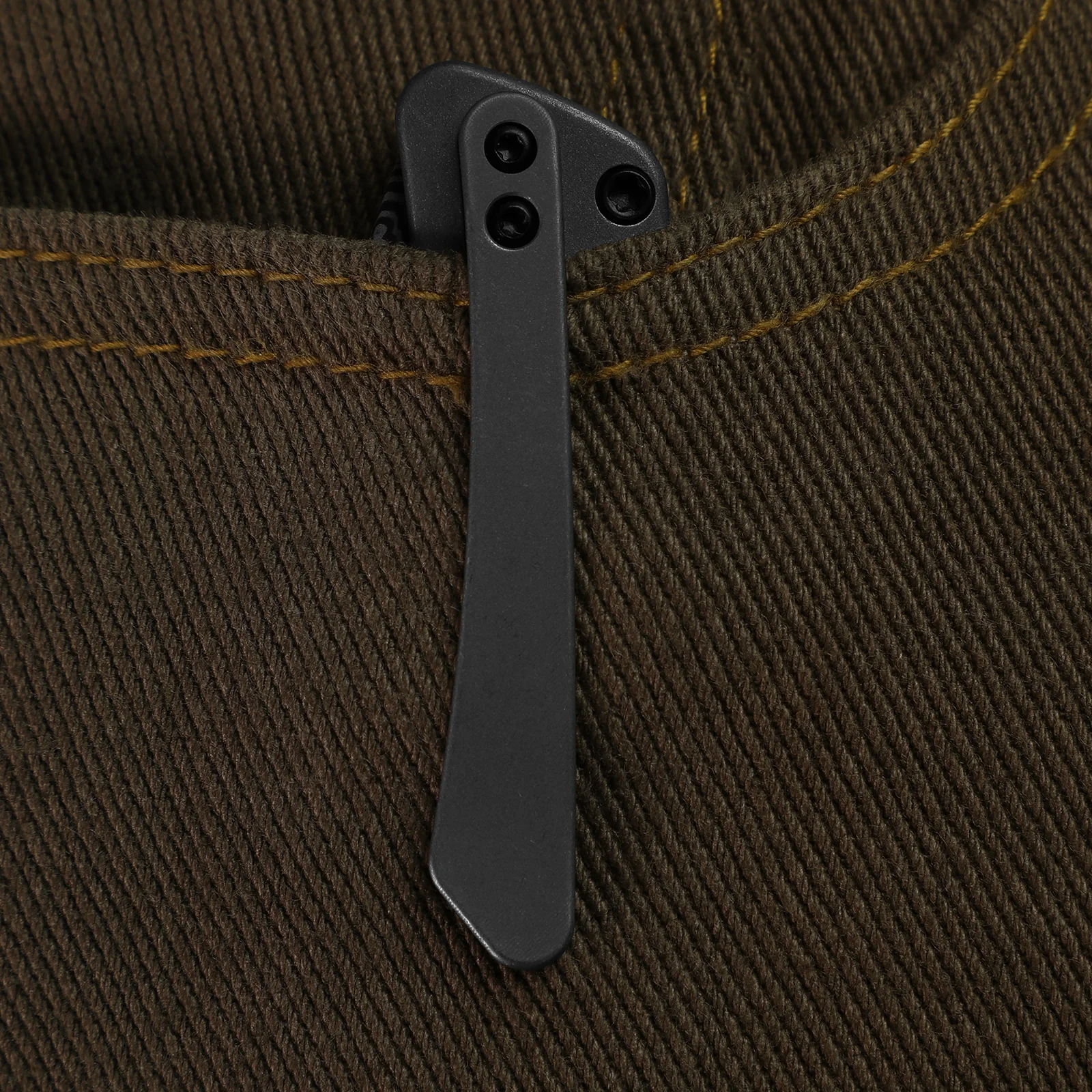 Coywolf | Compound Grind | Titanium & Reconstituted Wood | Frame Lock | KizerB™ 3685A2 - Image 16