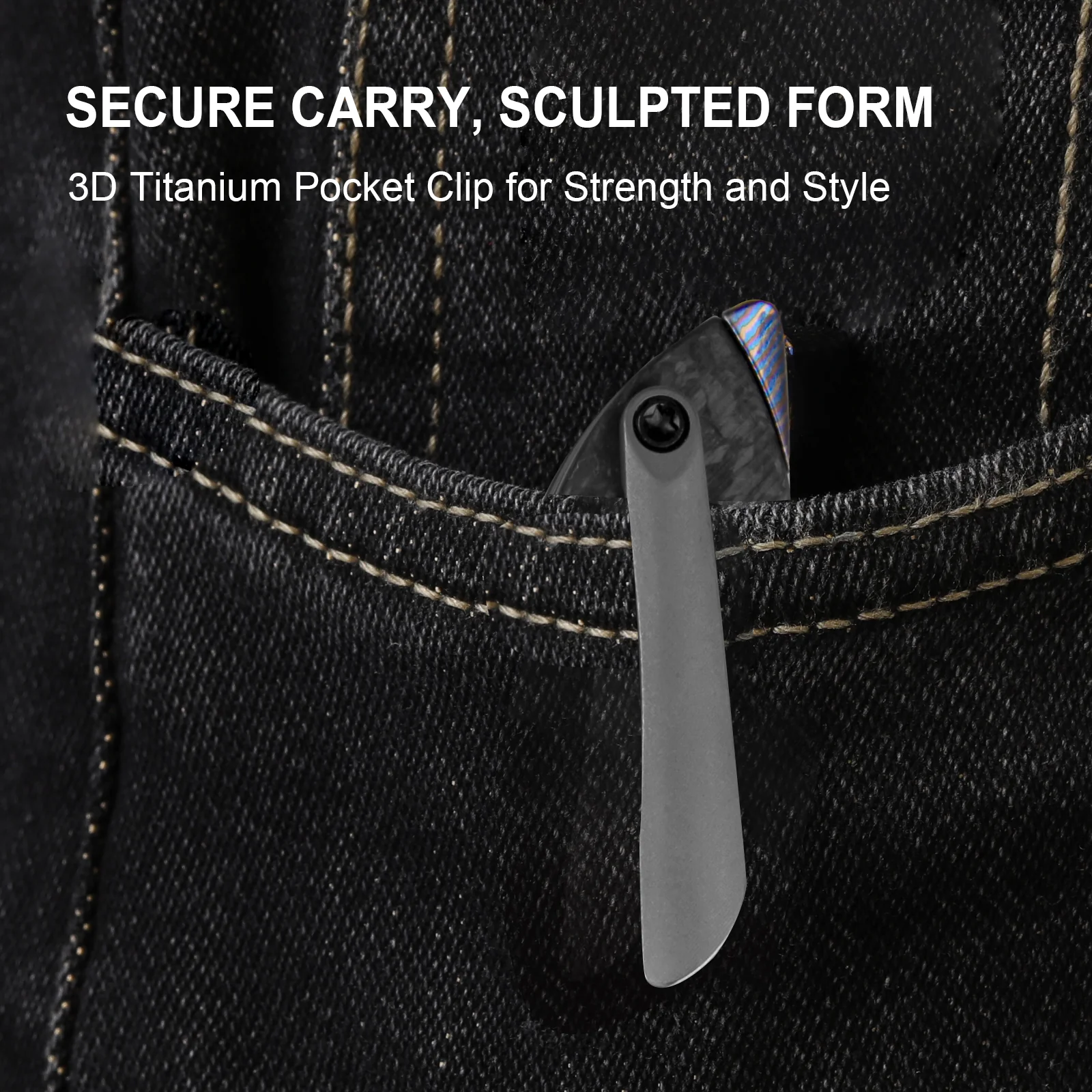 Spitfire | S35VN | Titanium & Carbon Fiber | KizerB™ 3690A1 - Image 16