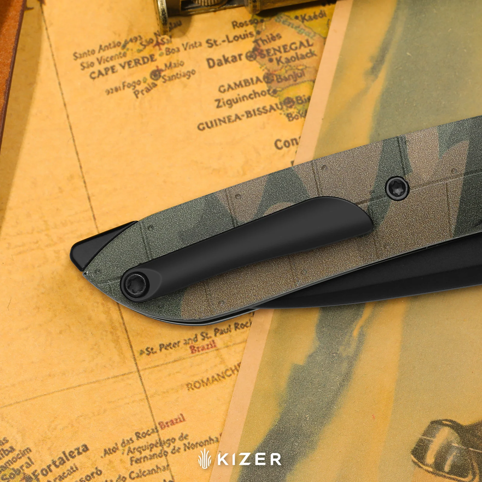 Spitfire Supermarine Edition | Matte PVD | S35VN | Drop Point Blade | G10 | KizerB™ 3690A3 | Limited - Image 15
