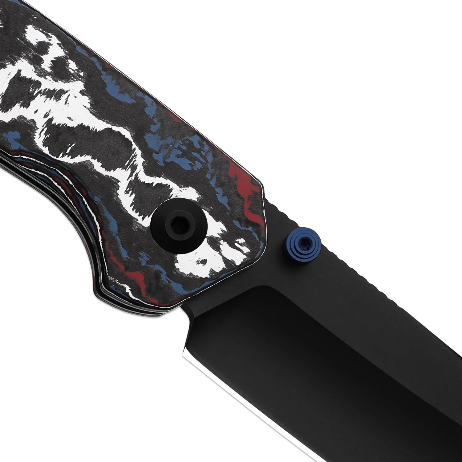 Madrac | Kizer Button Liner Lock™ | Fatcarbon Nebula | S45VN + Hollow Grind | KizerB™ 3693A1 - Image 7