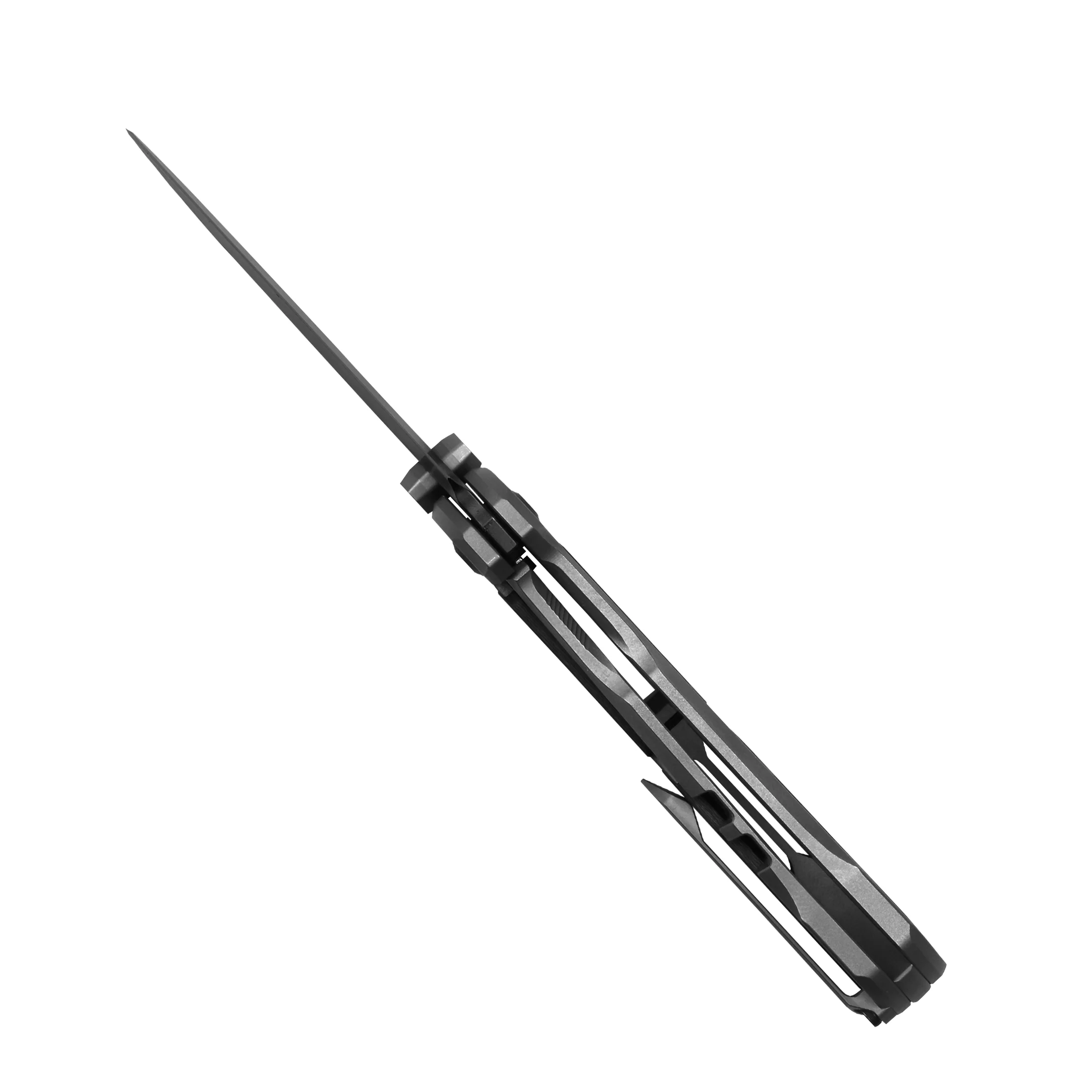 Feweed | S35VN | Titanium+ Fat Carbon（Purple haze）| KizerB™ 3694A1 - Image 7