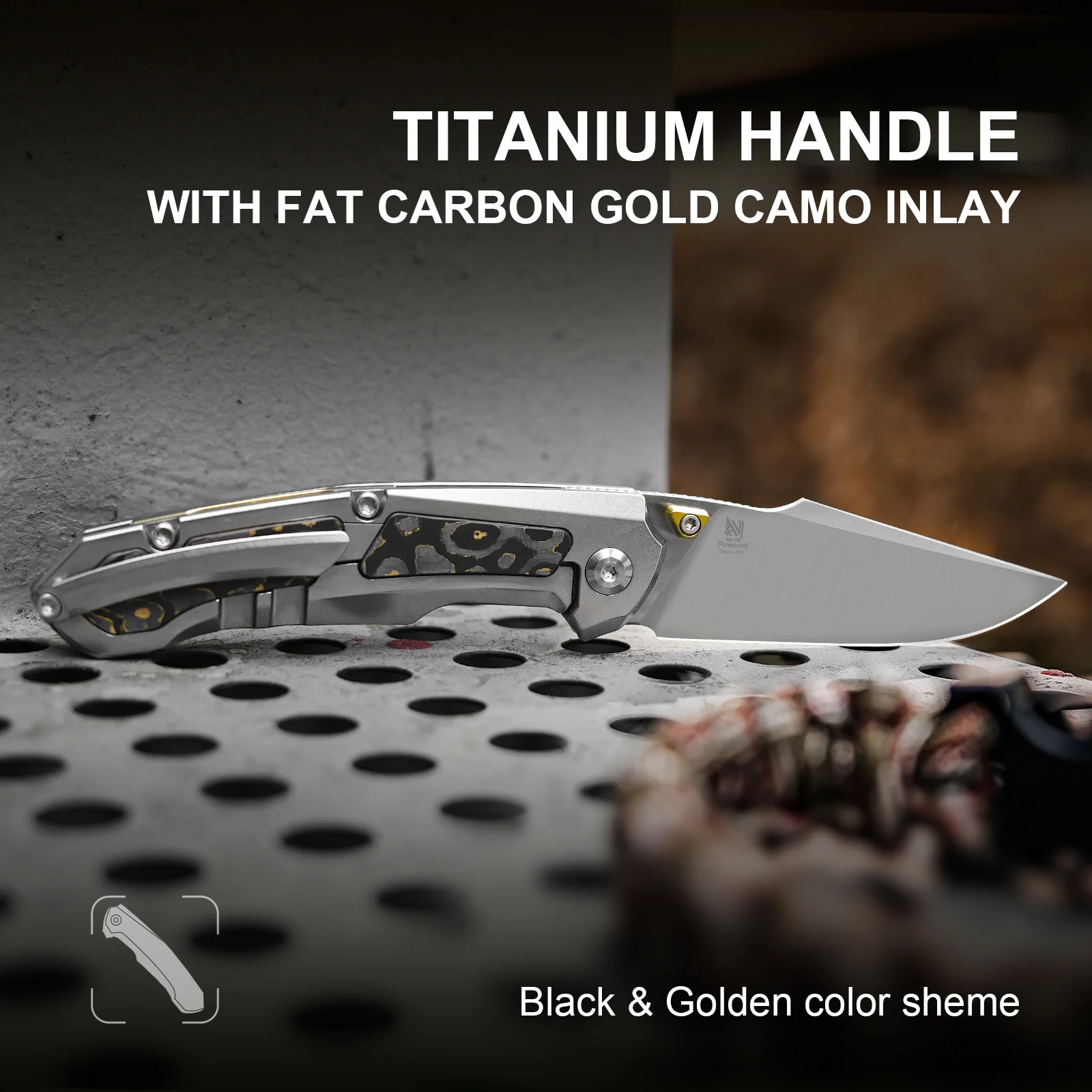 Feweed | Z.Wear PM | Titanium(Camo Carbon Gold)| KizerB™ 3694A4 - Image 10