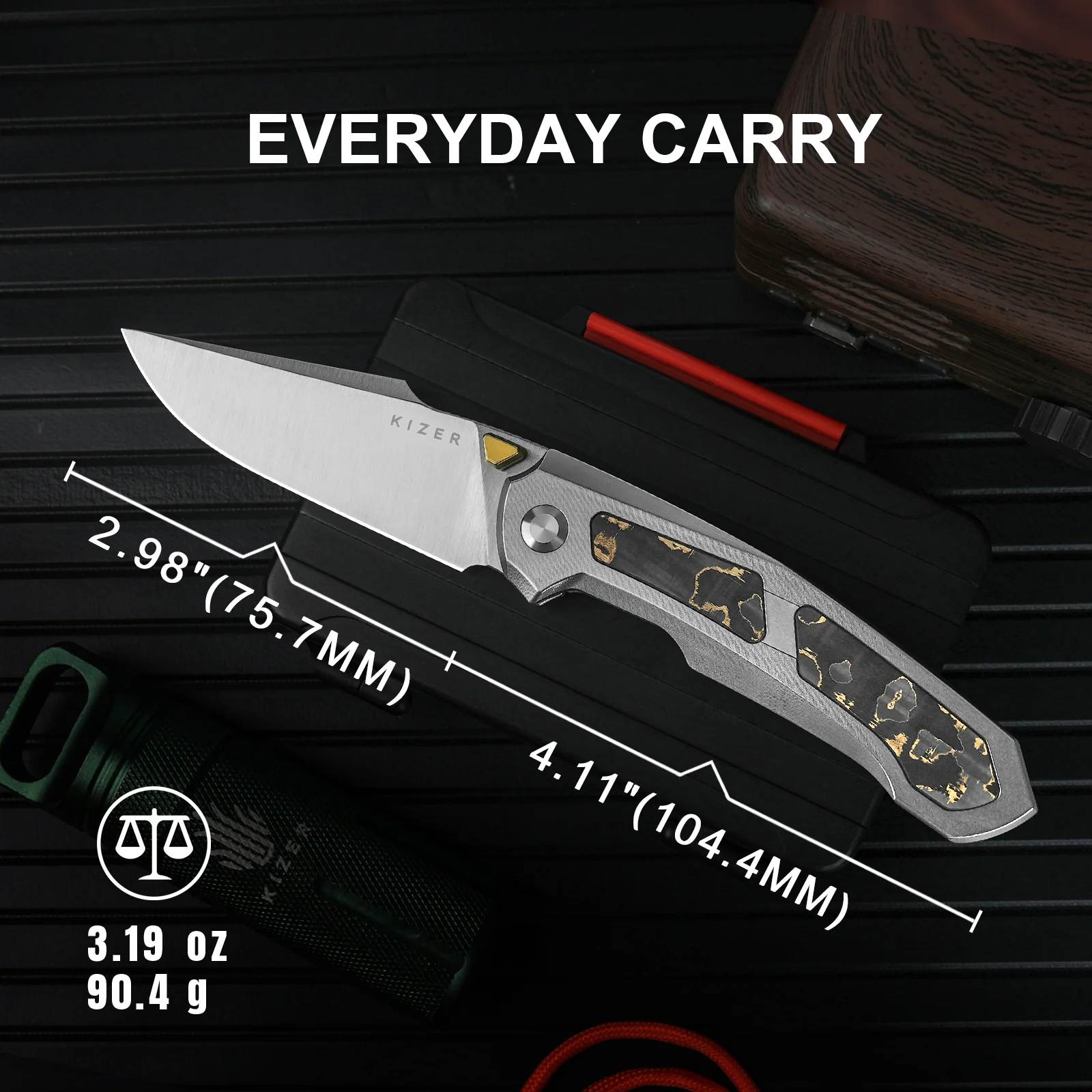 Feweed | Z.Wear PM | Titanium(Camo Carbon Gold)| KizerB™ 3694A4 - Image 15