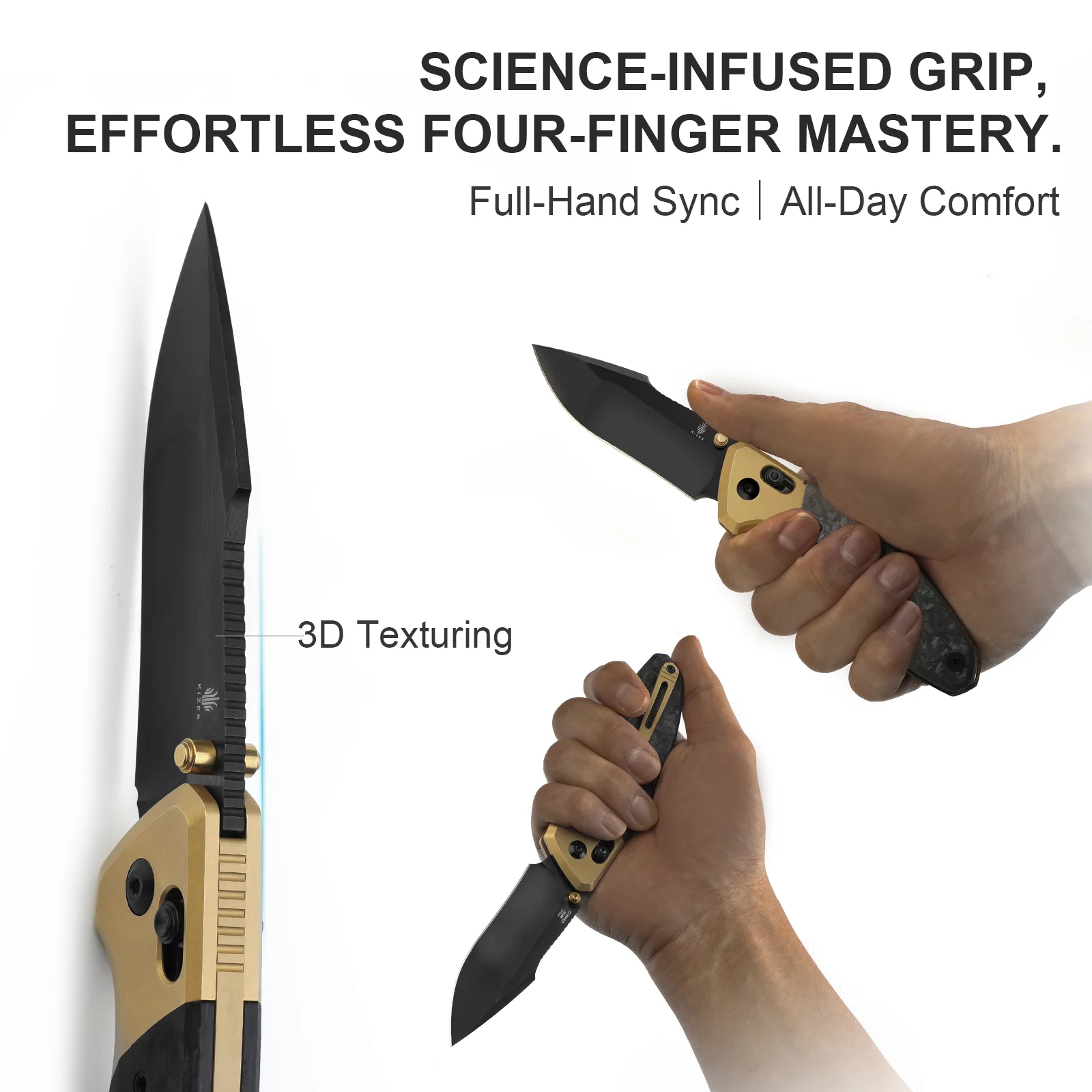 Staffi | S45VN | Titanium & Carbon Fiber | KizerB™ 3695A1 - Image 14