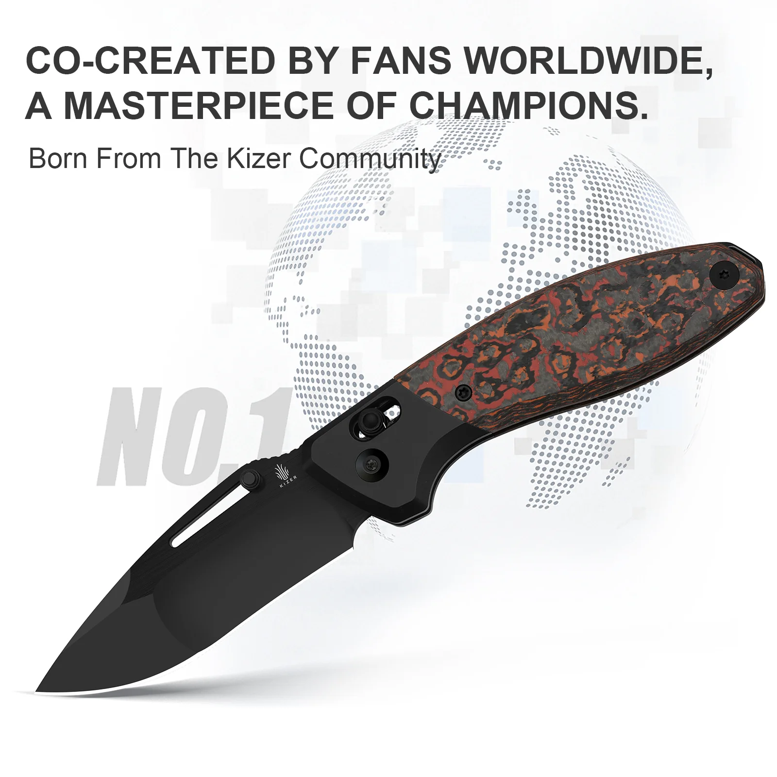 Bulli | S45VN | Titanium & Fat Carbon | KizerB™ 3695A3 - Image 13