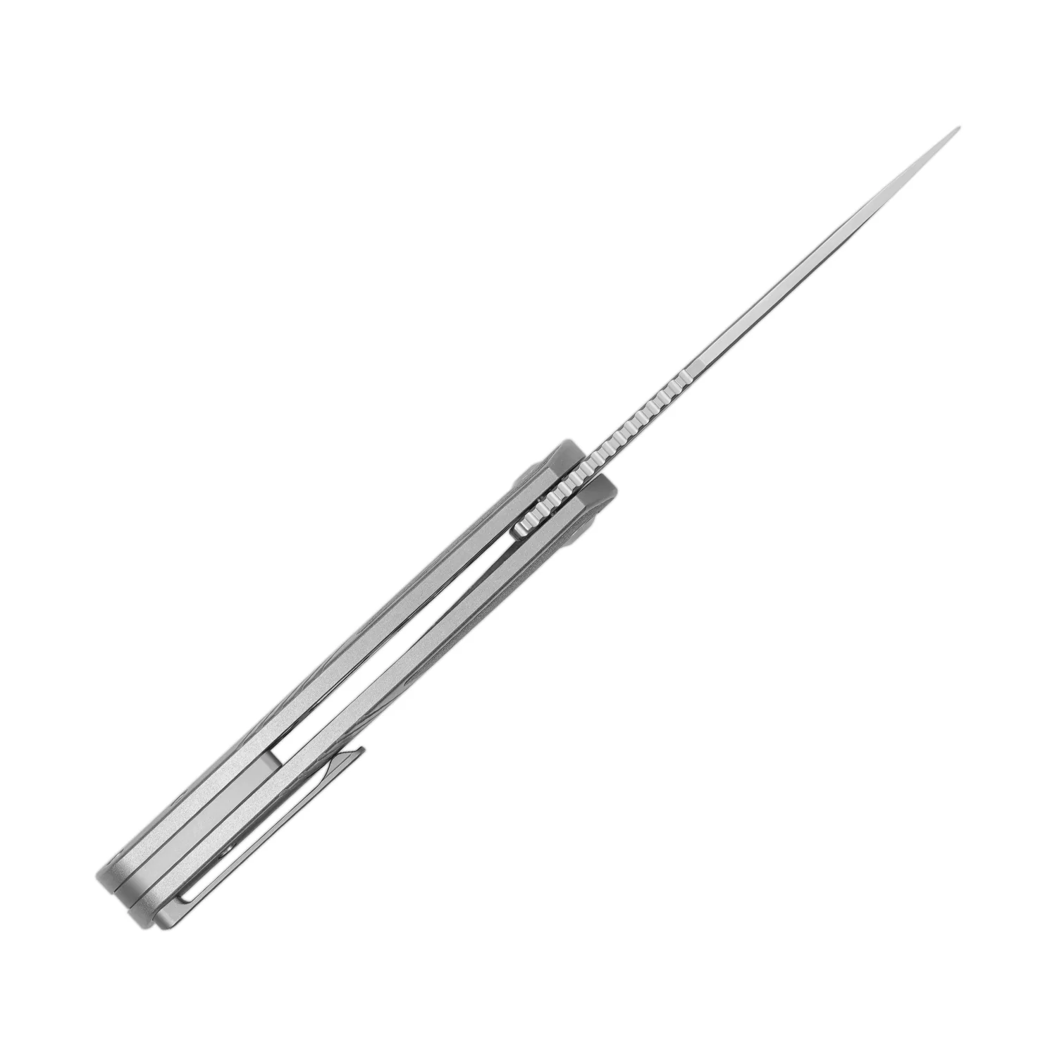 Raze | S45VN | Titanium & Leather | KizerB™ 3720A2 - Image 9
