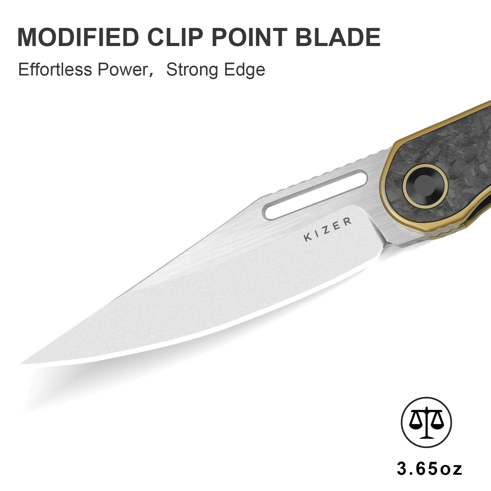 Raze | S45VN | Titanium & Carbon Fiber | KizerB™ 3720A3 - Image 13