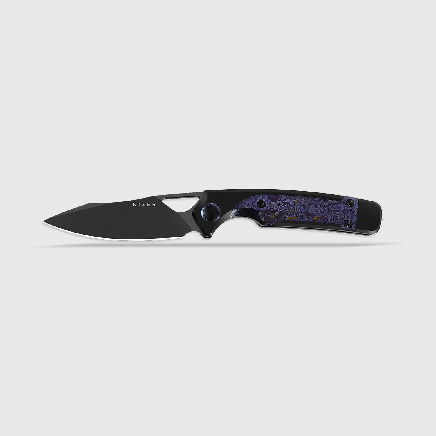 Ara | CPM CruWear | Titanium & Timascus | KizerB™ 3729A4