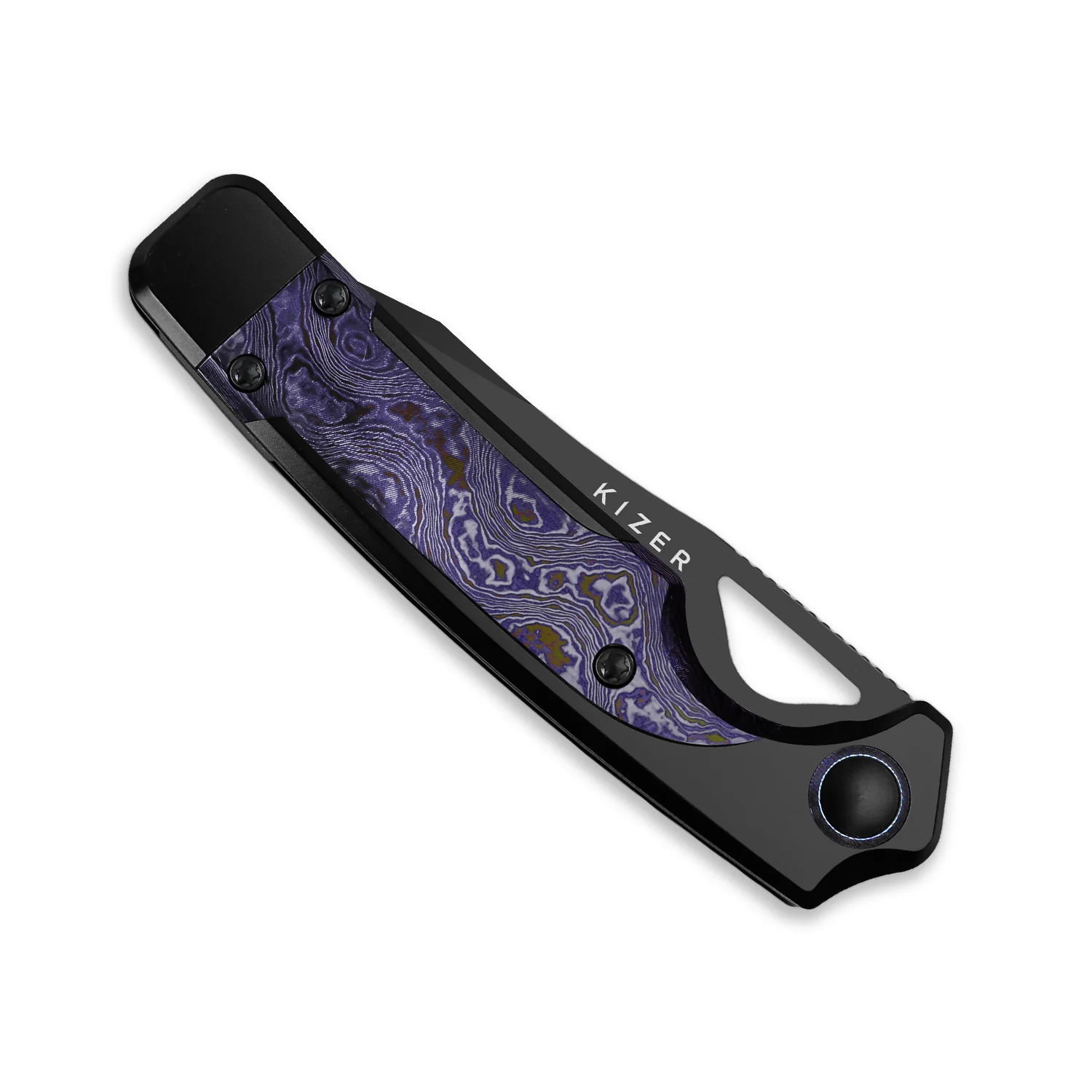Ara | CPM CruWear | Titanium & Timascus | KizerB™ 3729A4 - Image 7