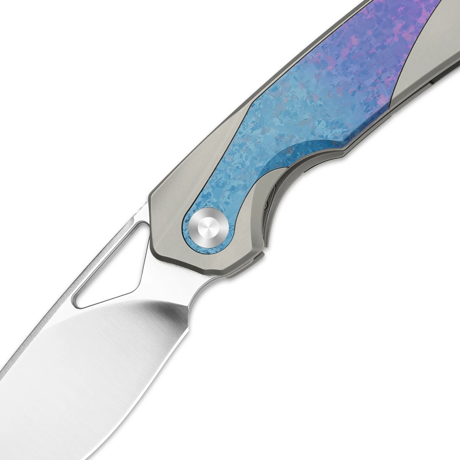 Topsail | S45VN | Titanium & Crystallized Titanium | Front Flipper | KizerB™ 3735A1 - Image 7
