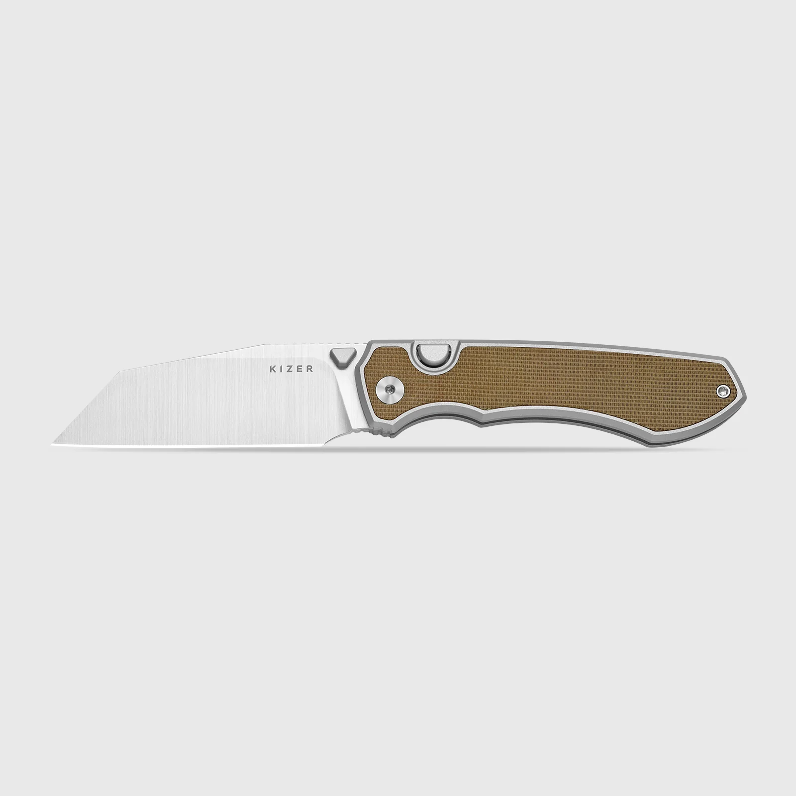 Wharning | Kizer Button Liner Lock™ | WHARNCLIFF | S45VN | KizerB™ 3738A1