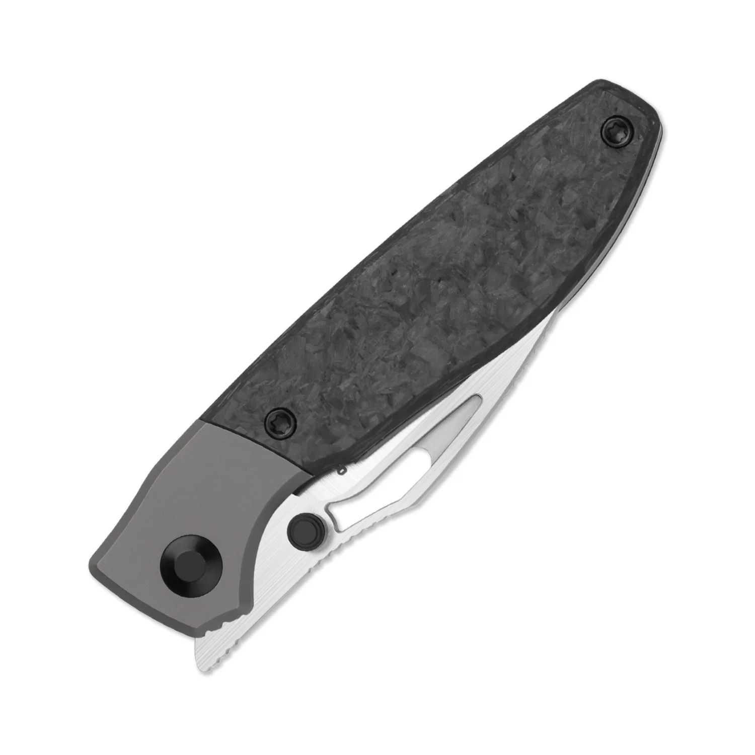 Shrike | S45VN | Titanium & Carbon Fiber | Front Flipper | KizerB™ 3746A1 - Image 5