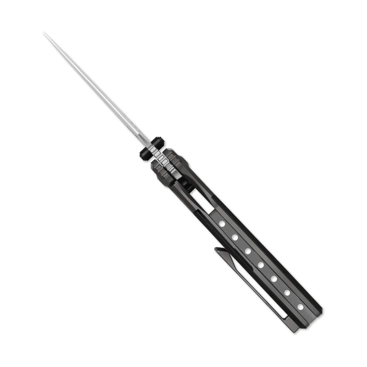 Shrike | S45VN | Titanium & Carbon Fiber | Front Flipper | KizerB™ 3746A1 - Image 9