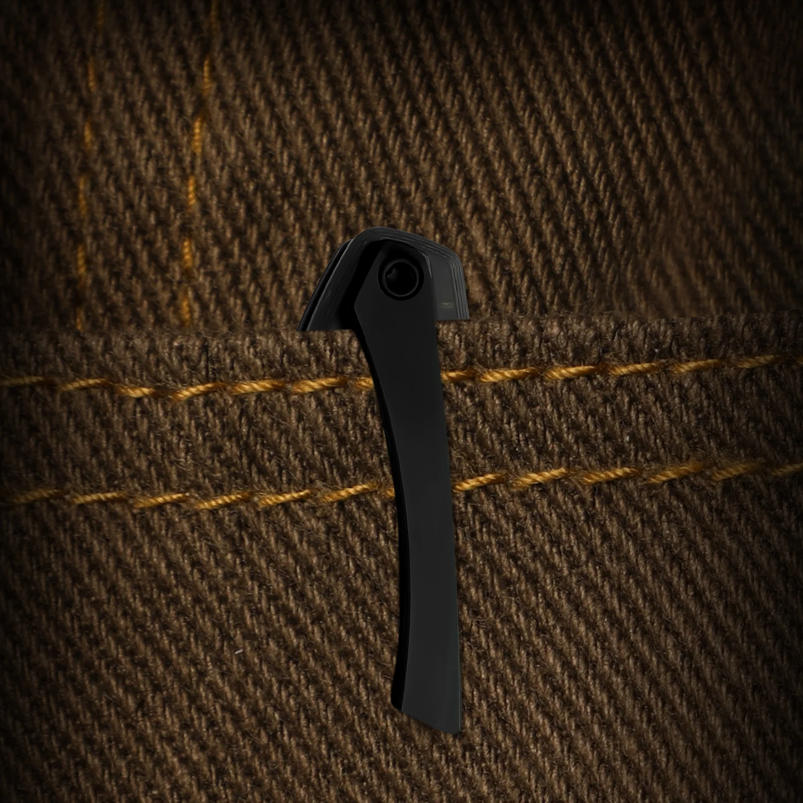 Shrike | S45VN | Titanium & Fat Carbon Camo Gold | Matte DLC Ultra | Front Flipper | KizerB™ 3746A2 - Image 17