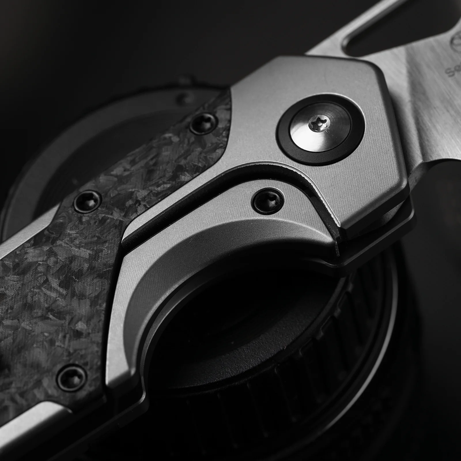 Serpentine | Jonathan Styles | M390 | Thumb Hole & Front Flipper | Frame Lock | KizerB™ 3759FDA3 - Image 14