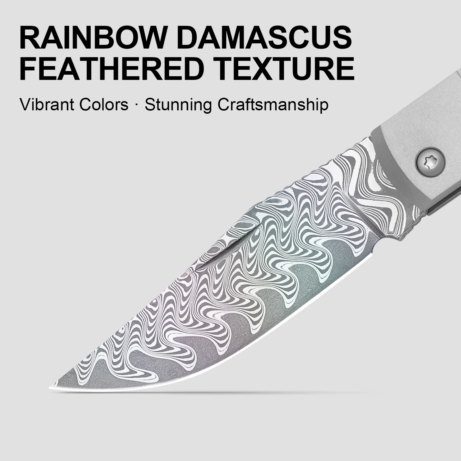 Trestle | Damascus | Aluminum & Crystallized Titanium | KizerB™ 3761A4 | Limited - Image 10