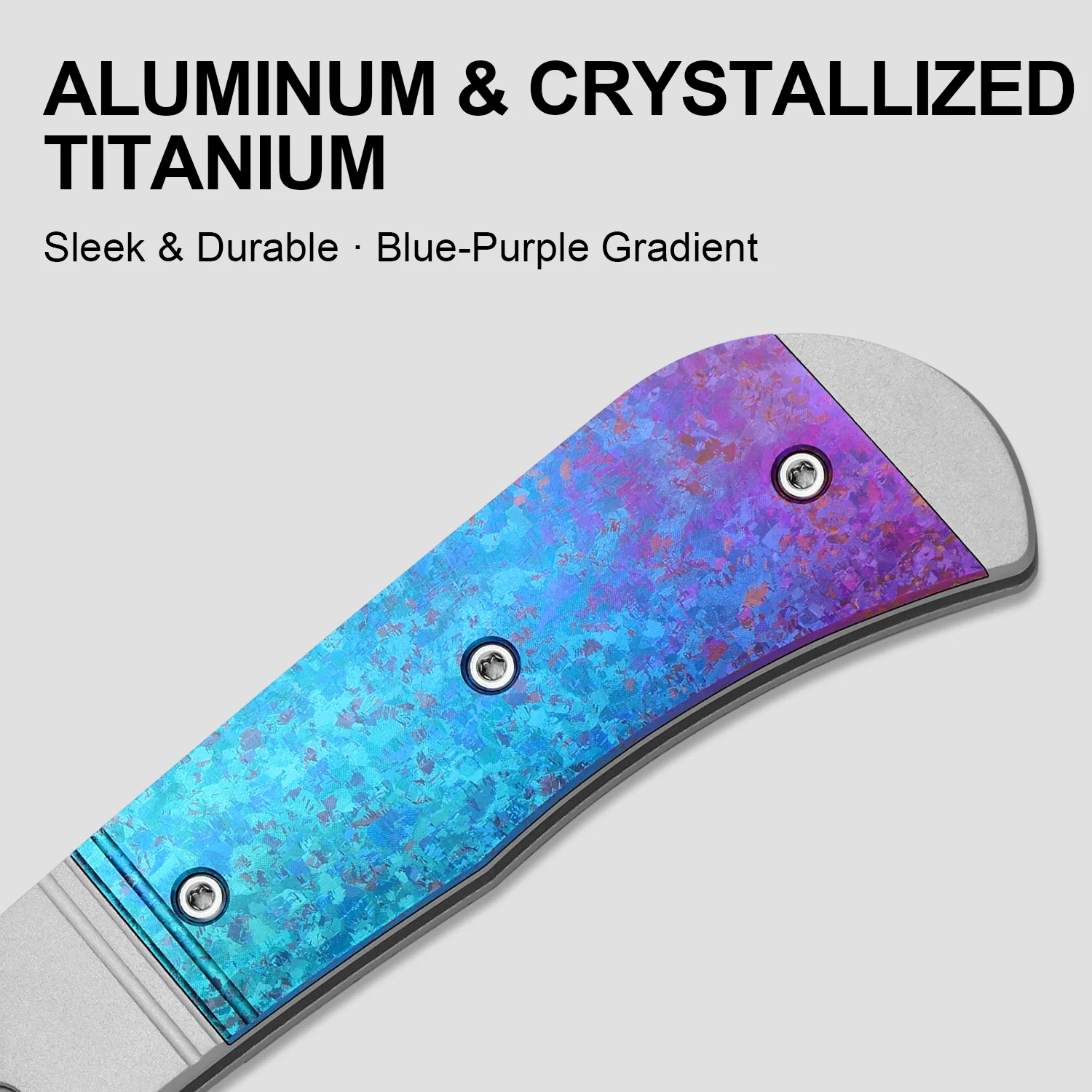 Trestle | Damascus | Aluminum & Crystallized Titanium | KizerB™ 3761A4 | Limited - Image 11