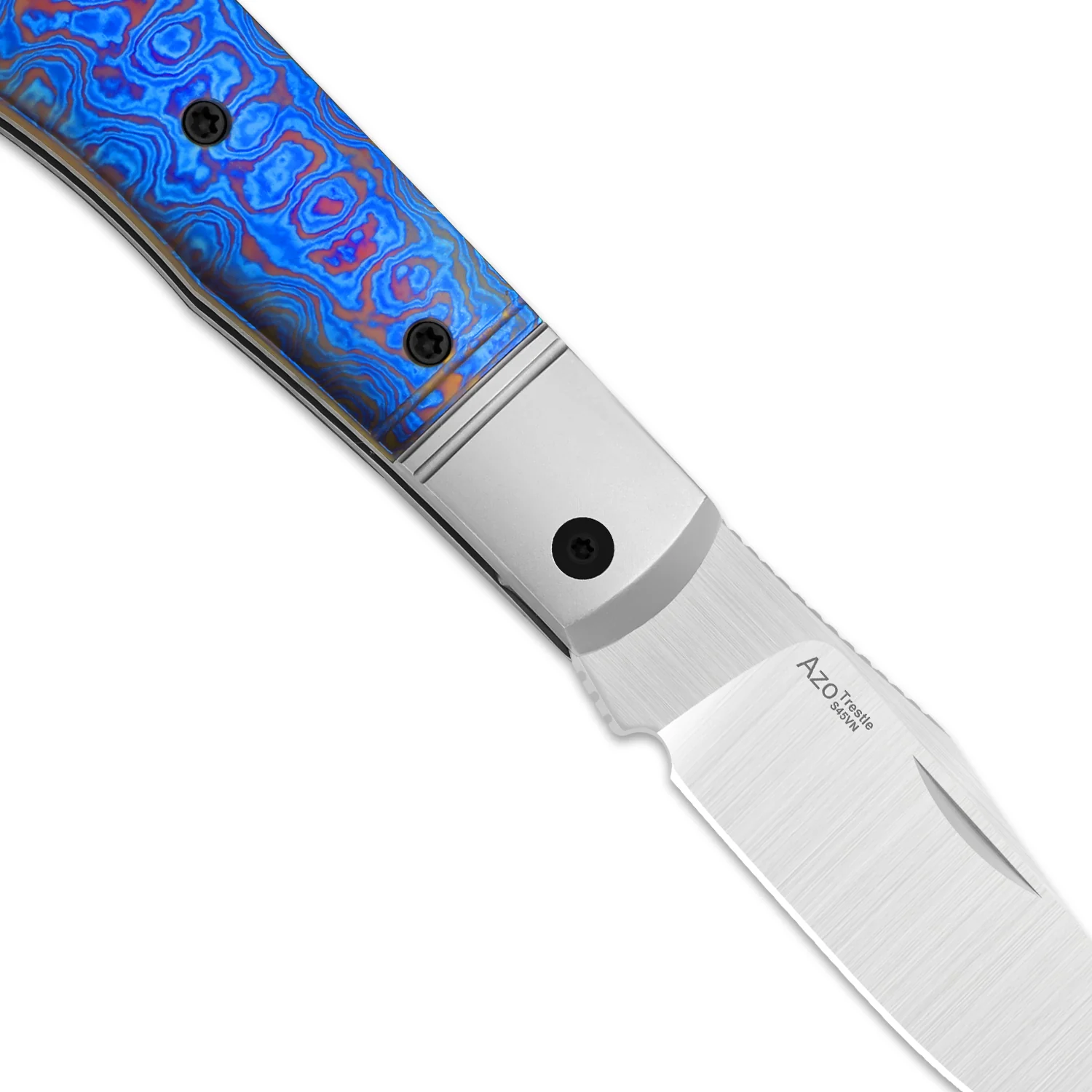 Trestle | S45VN | Titanium & Timascus | KizerB™ 3761A5 | Limited - Image 10
