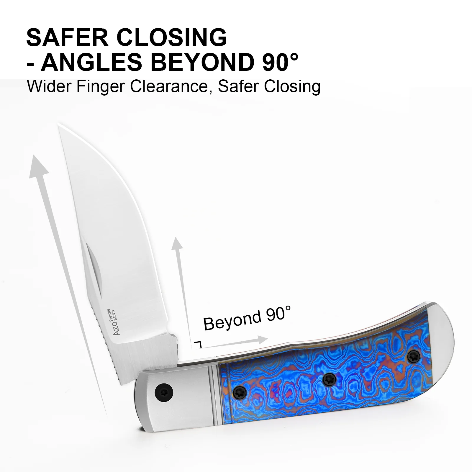 Trestle | S45VN | Titanium & Timascus | KizerB™ 3761A5 | Limited - Image 13