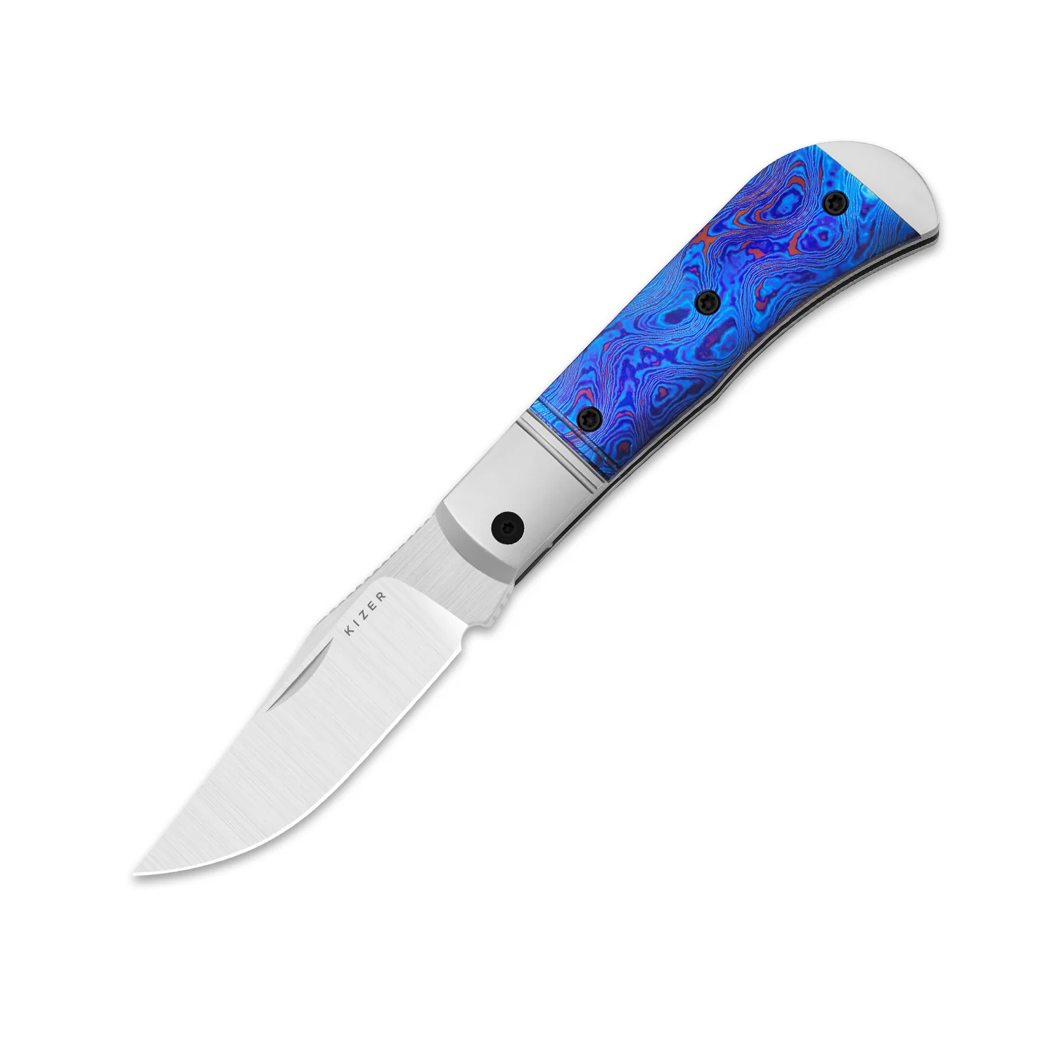 Trestle | M390 | Titanium & Timascus | KizerB™ 3761A6 | Limited - Image 3