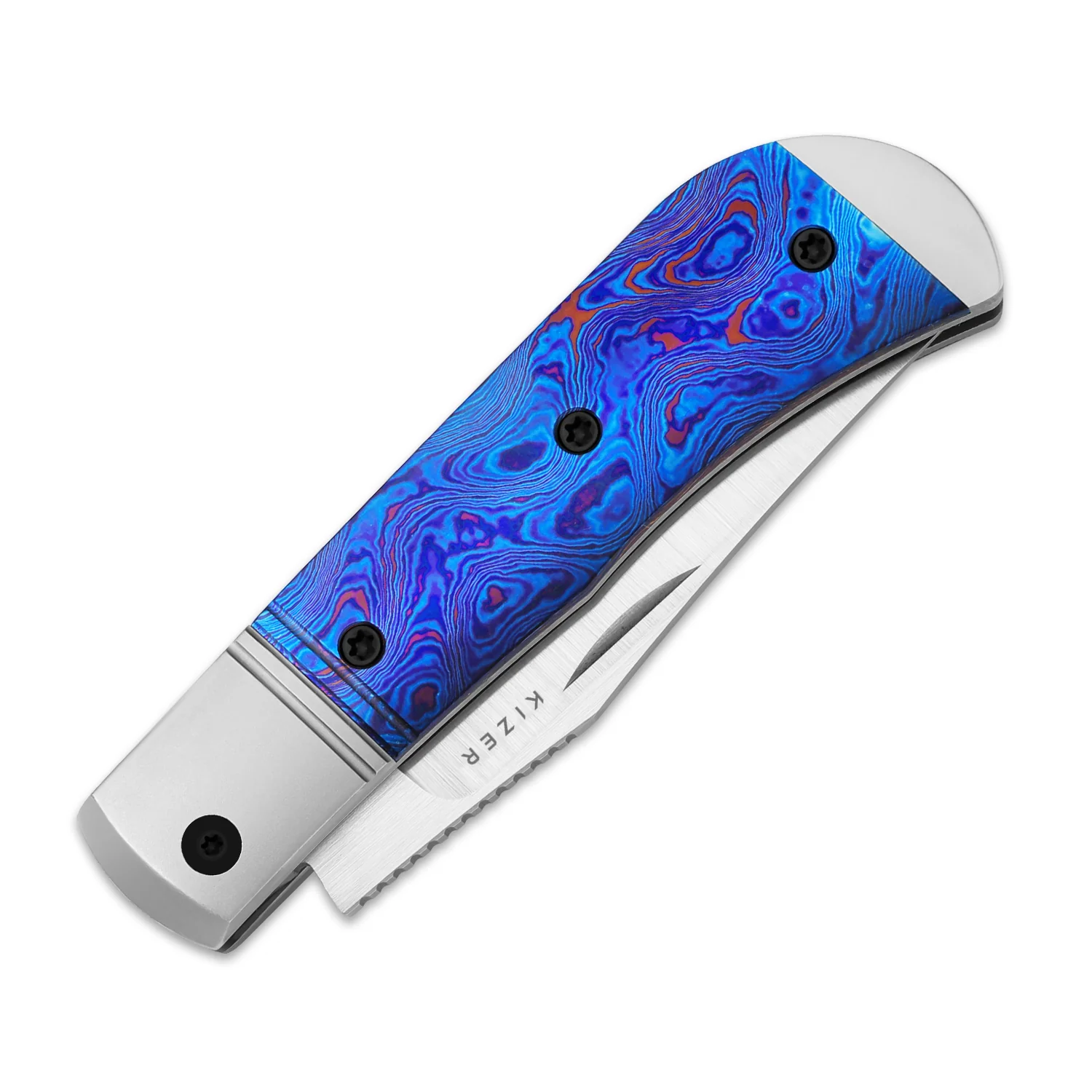 Trestle | M390 | Titanium & Timascus | KizerB™ 3761A6 | Limited - Image 6
