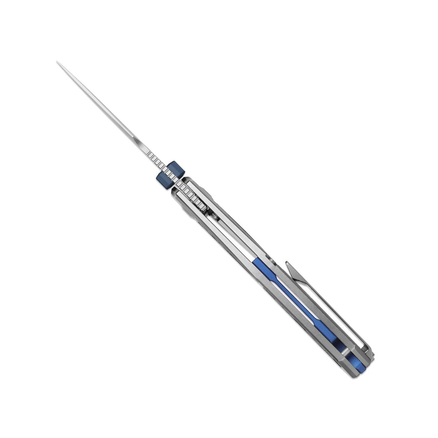 Feweed XL | S90V | Harpoon Blade | Titanium & Fat Carbon Nebula | KizerB™ 4694A2 - Image 5