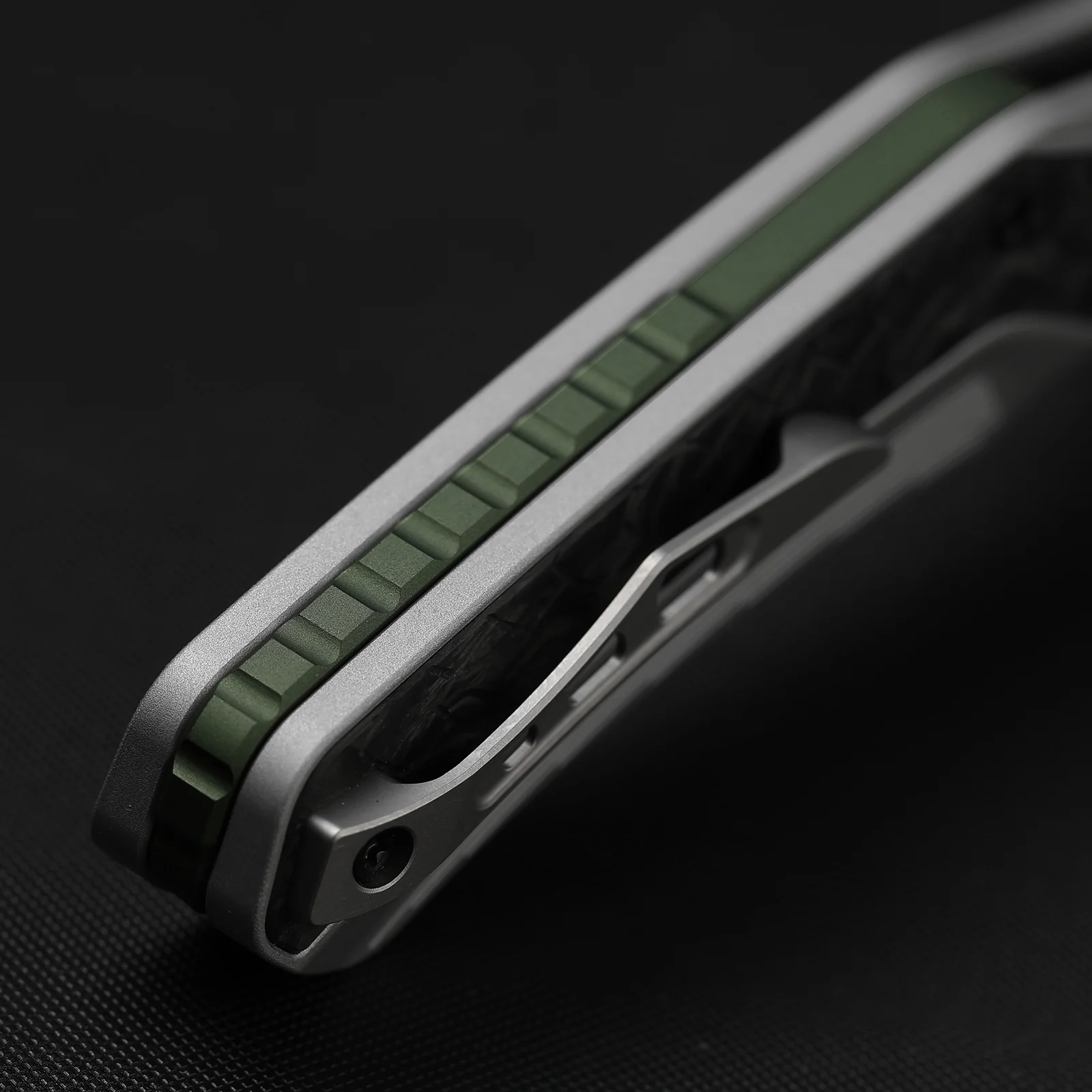 Draca | Flipper | S45VN | GID | Aluminum & Carbon Fiber | KizerB™ 4751A1 - Image 15