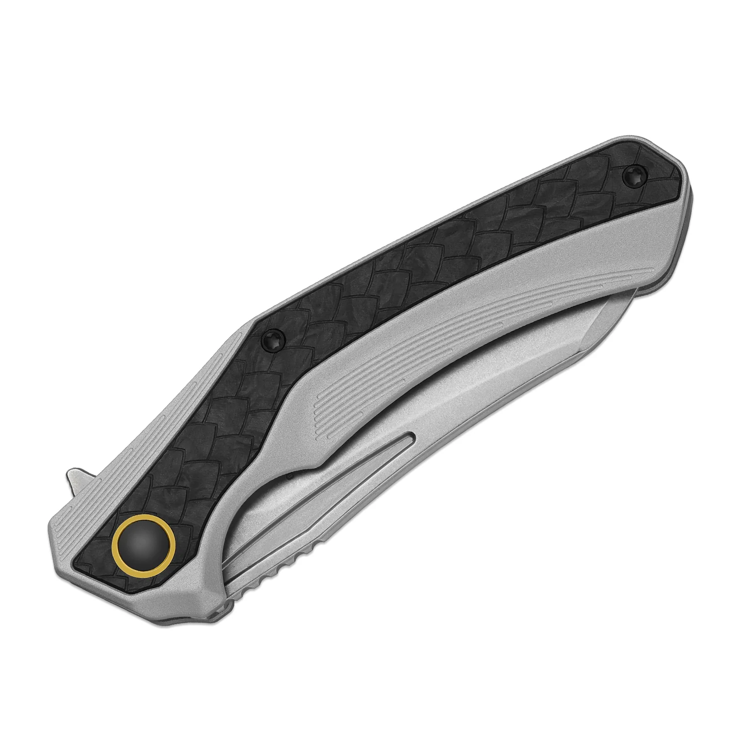 Draca | Flipper | S45VN | GID | Aluminum & Carbon Fiber | KizerB™ 4751A1 - Image 4