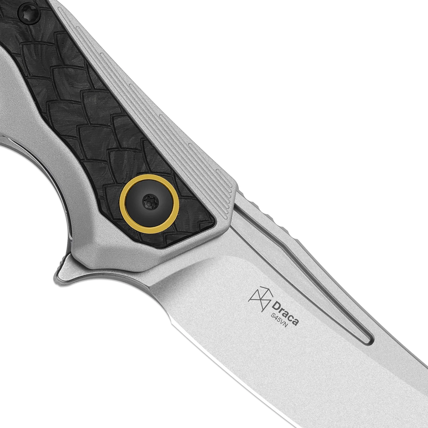 Draca | Flipper | S45VN | GID | Aluminum & Carbon Fiber | KizerB™ 4751A1 - Image 7