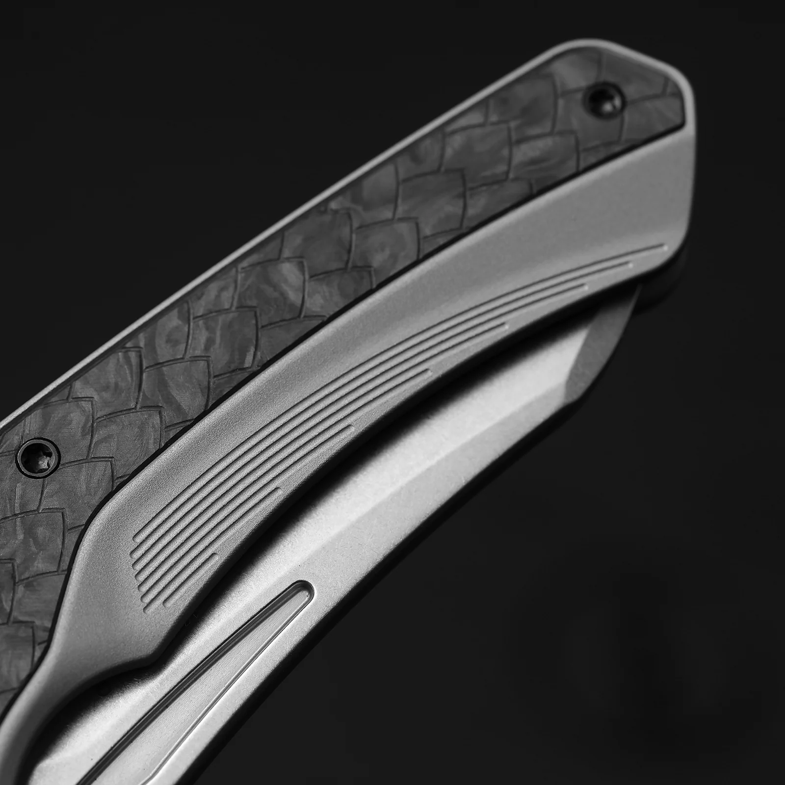 Draca | Flipper | S45VN | Aluminum & Crystallized Titanium | KizerB™ 4751A2 - Image 13