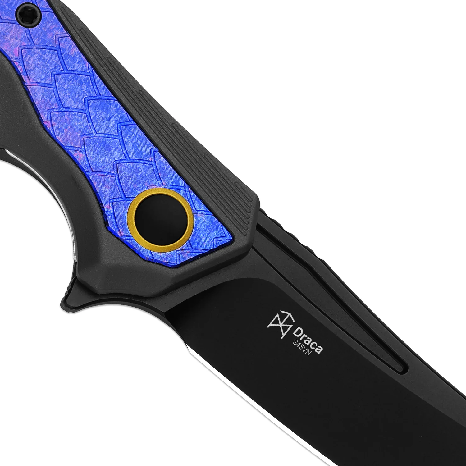 Draca | Flipper | S45VN | Aluminum & Crystallized Titanium | KizerB™ 4751A2 - Image 7