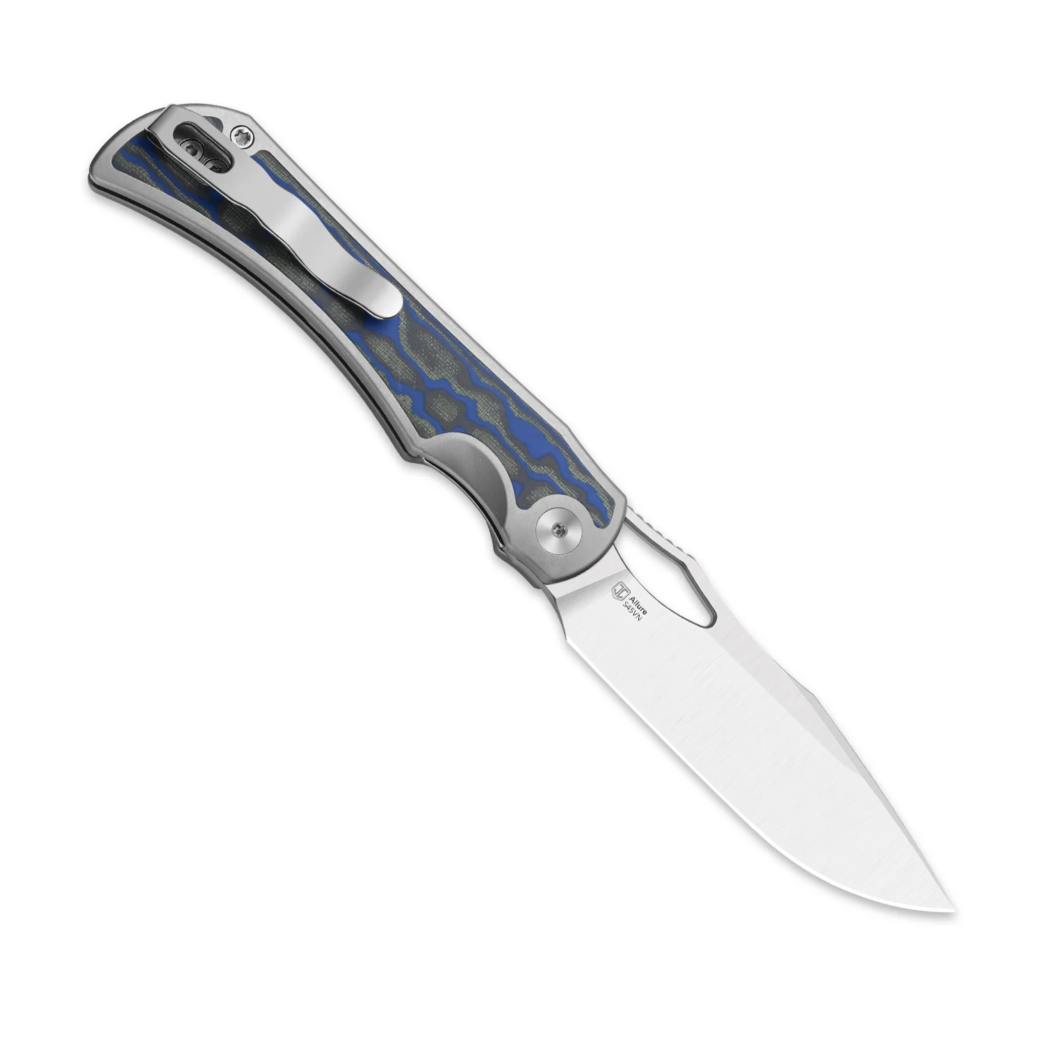 Allure | Balanced Form | S45VN | Micarta With Vortex Pattern | KizerB™ 4763LDA1 - Image 3