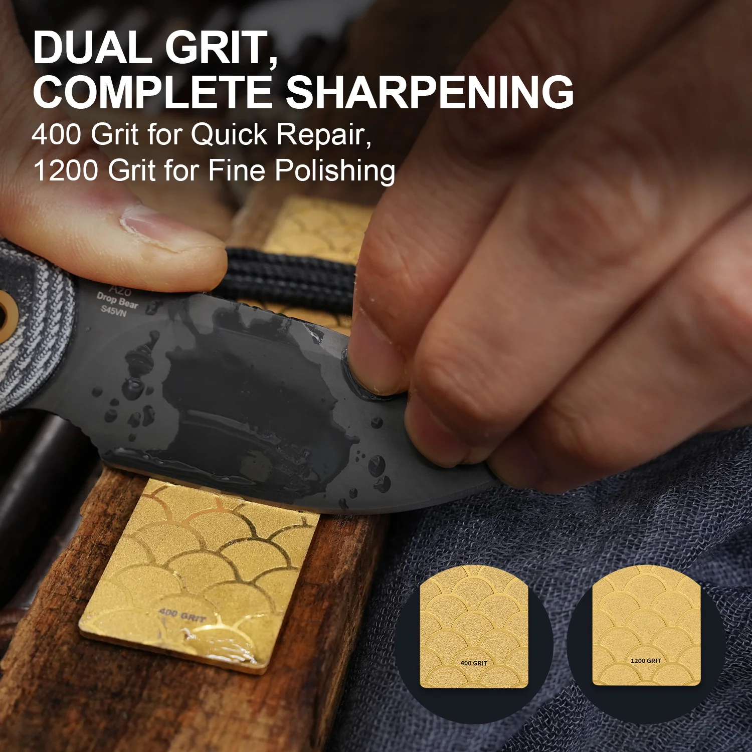Manganese Steel EDC Pocket Whetstone T119 - Image 3