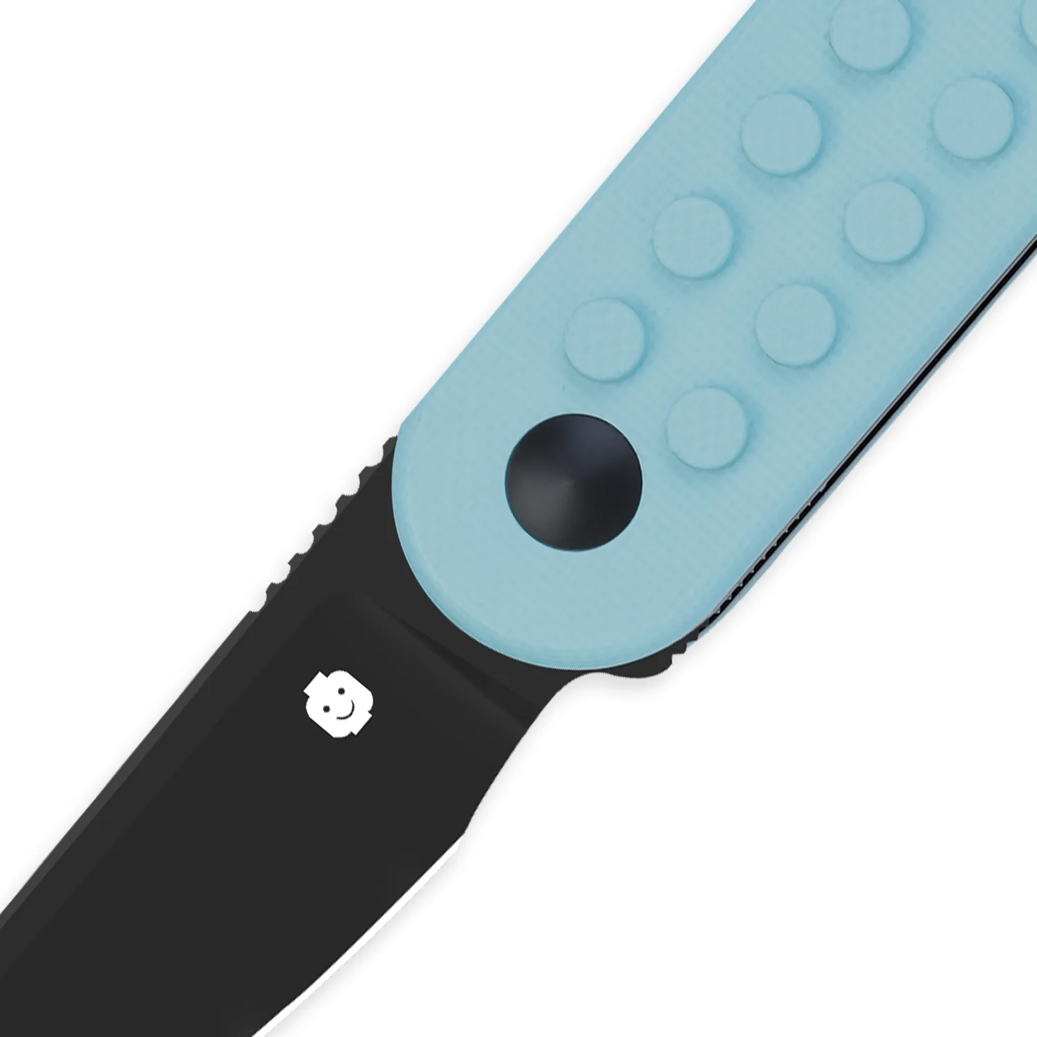 Mini Bay | 14C28N | Blue Brick G10 Handle | KizerV™ 2583A2 - Image 5