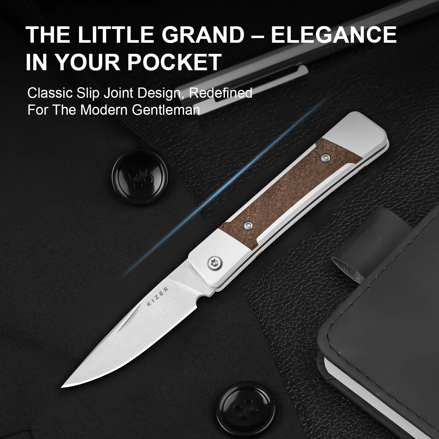 Little Grand | Nitro-V | Aluminum & Mkuruti Wood | KizerV™ 2670A1 - Image 11