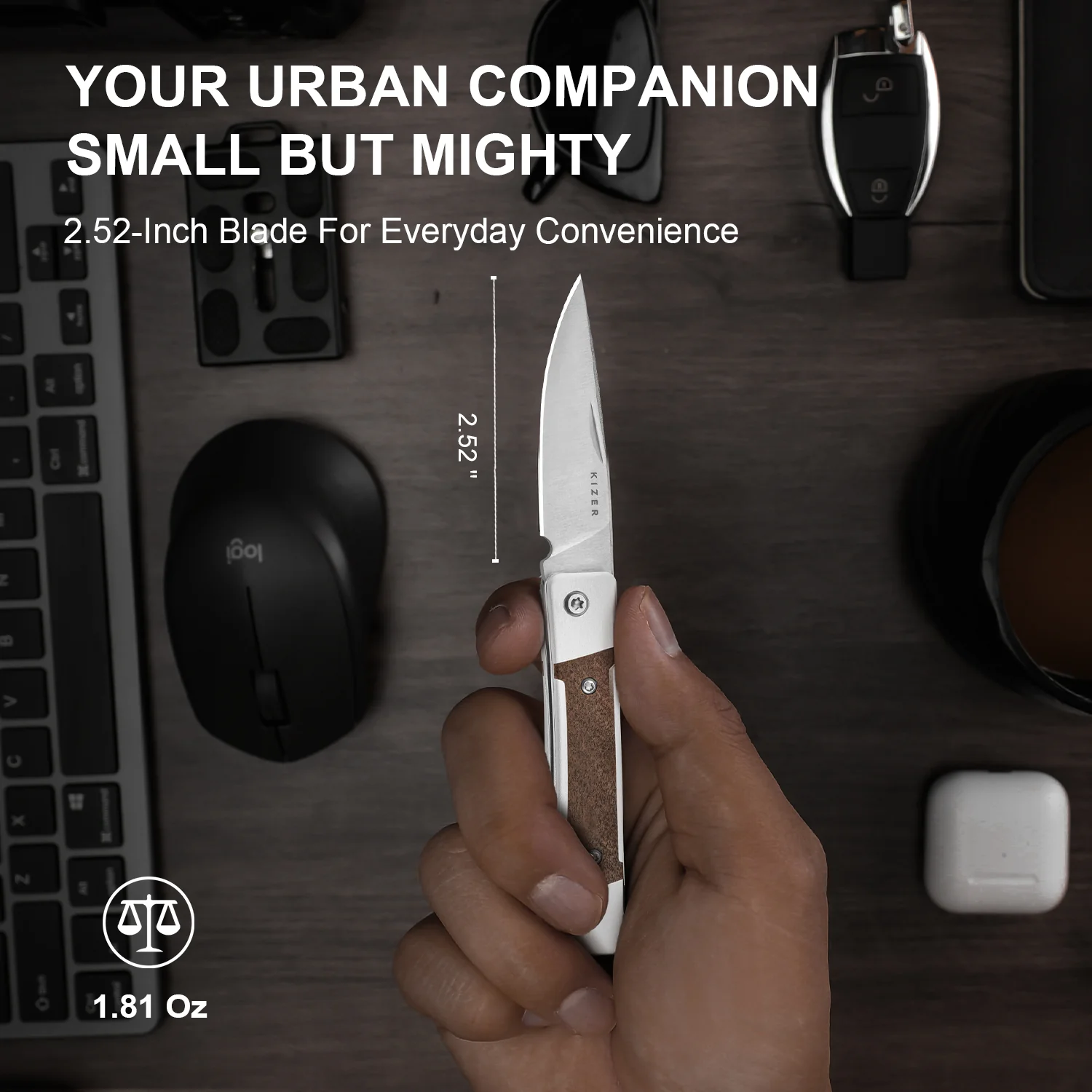 Little Grand | Nitro-V | Aluminum & Mkuruti Wood | KizerV™ 2670A1 - Image 13