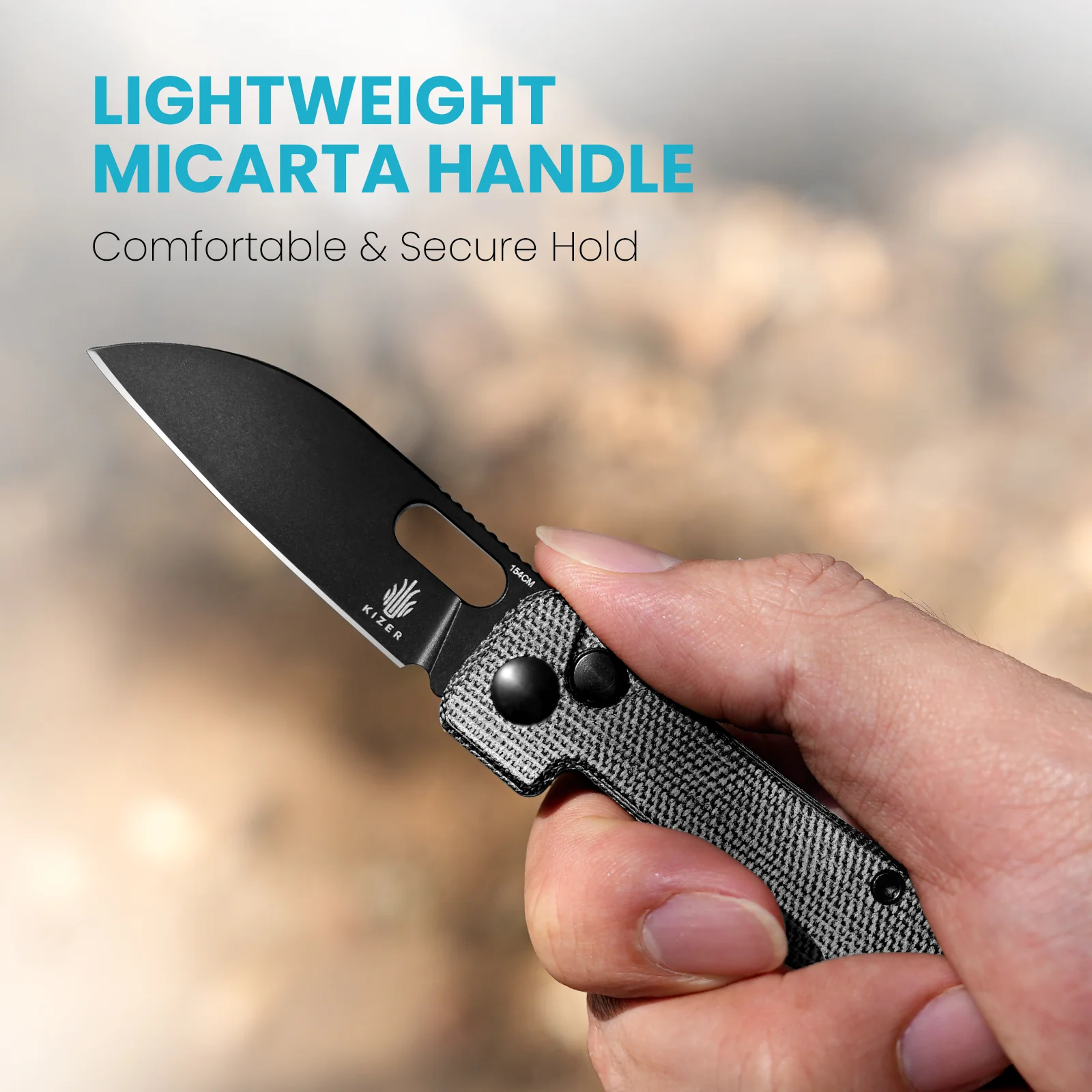 Banish | 154CM | Micarta | KizerV™ 2676C1 - Image 5