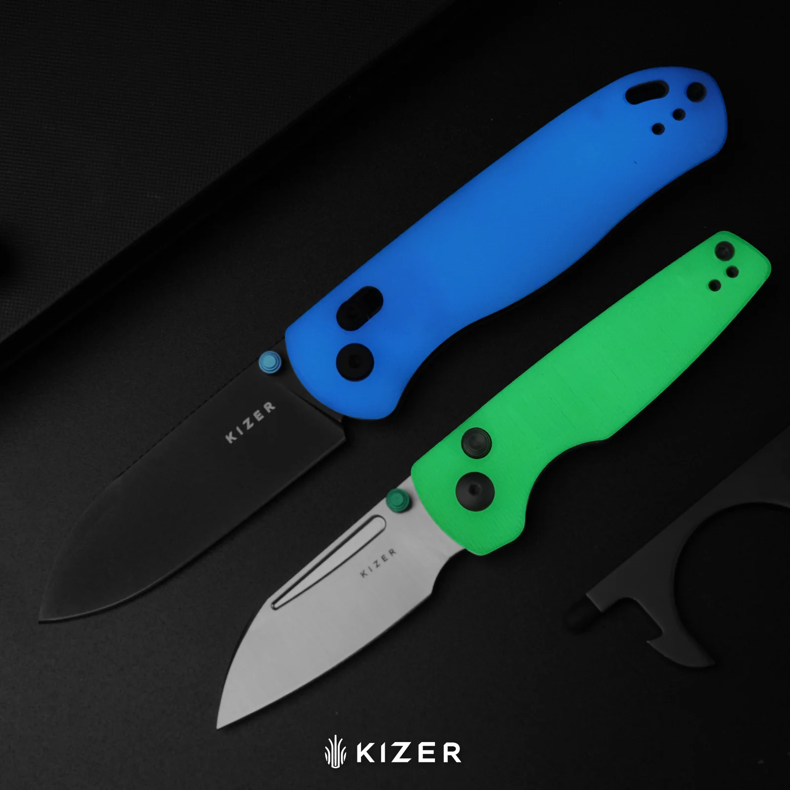 Parakeet | GID G10 Handle | Kizer Button Liner Lock™ | Nitro-V | KizerV™ 2706A7 - Image 11