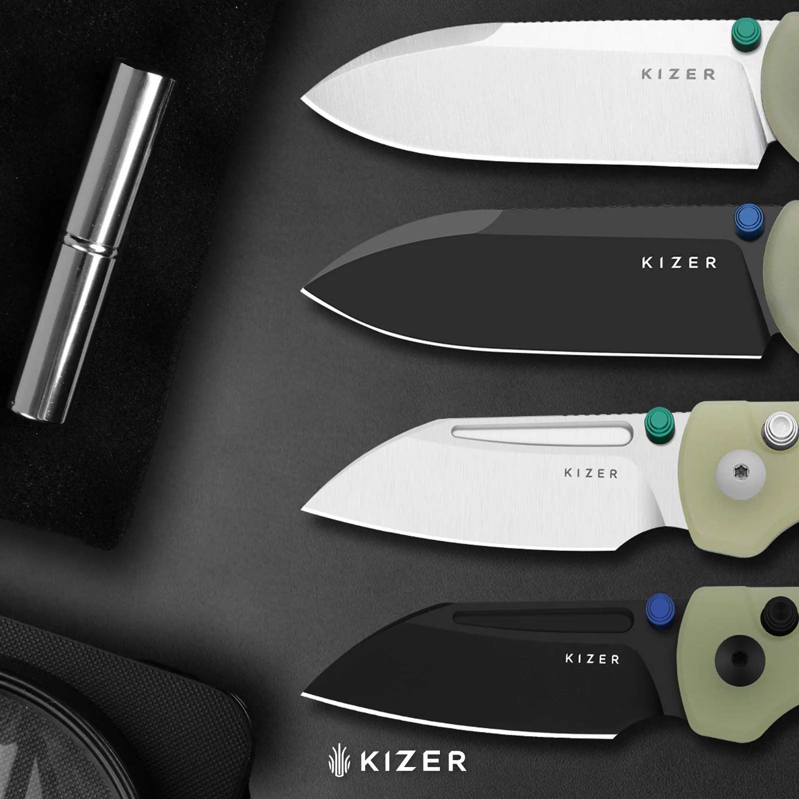 Parakeet | GID G10 Handle | Kizer Button Liner Lock™ | Nitro-V | KizerV™ 2706A7 - Image 12